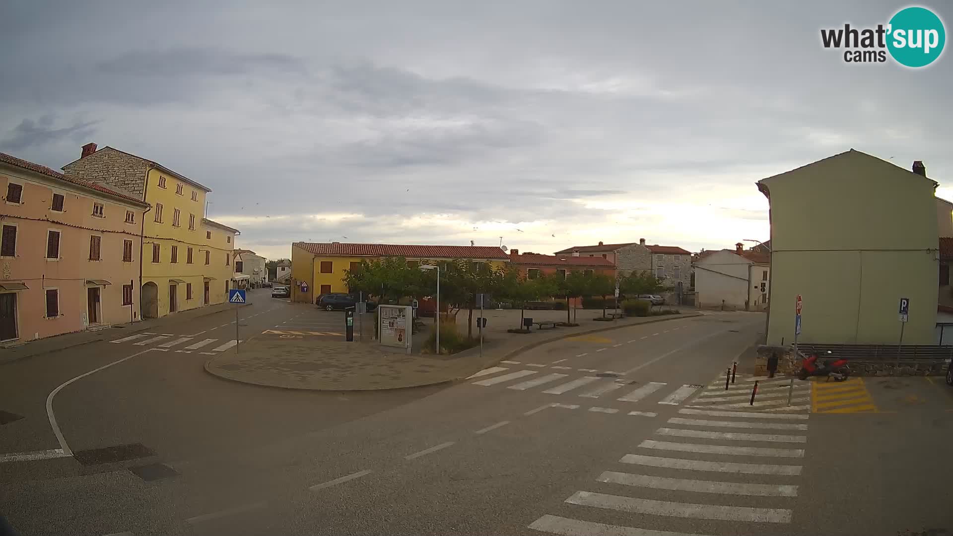 Bale, webcam de la place La Musa – Istrie – Croatie
