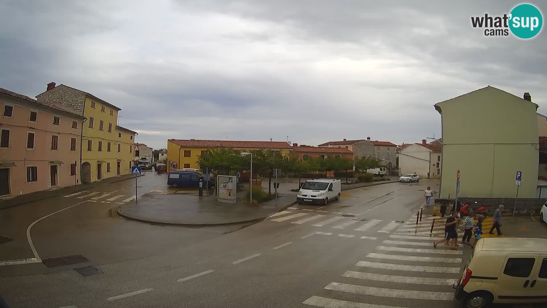 Bale, webcam de la place La Musa – Istrie – Croatie