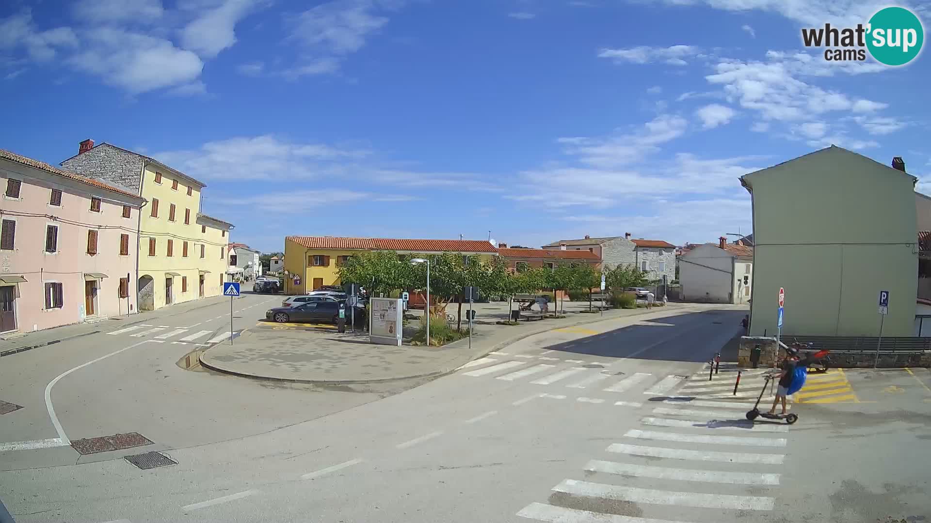 Bale, webcam de la place La Musa – Istrie – Croatie