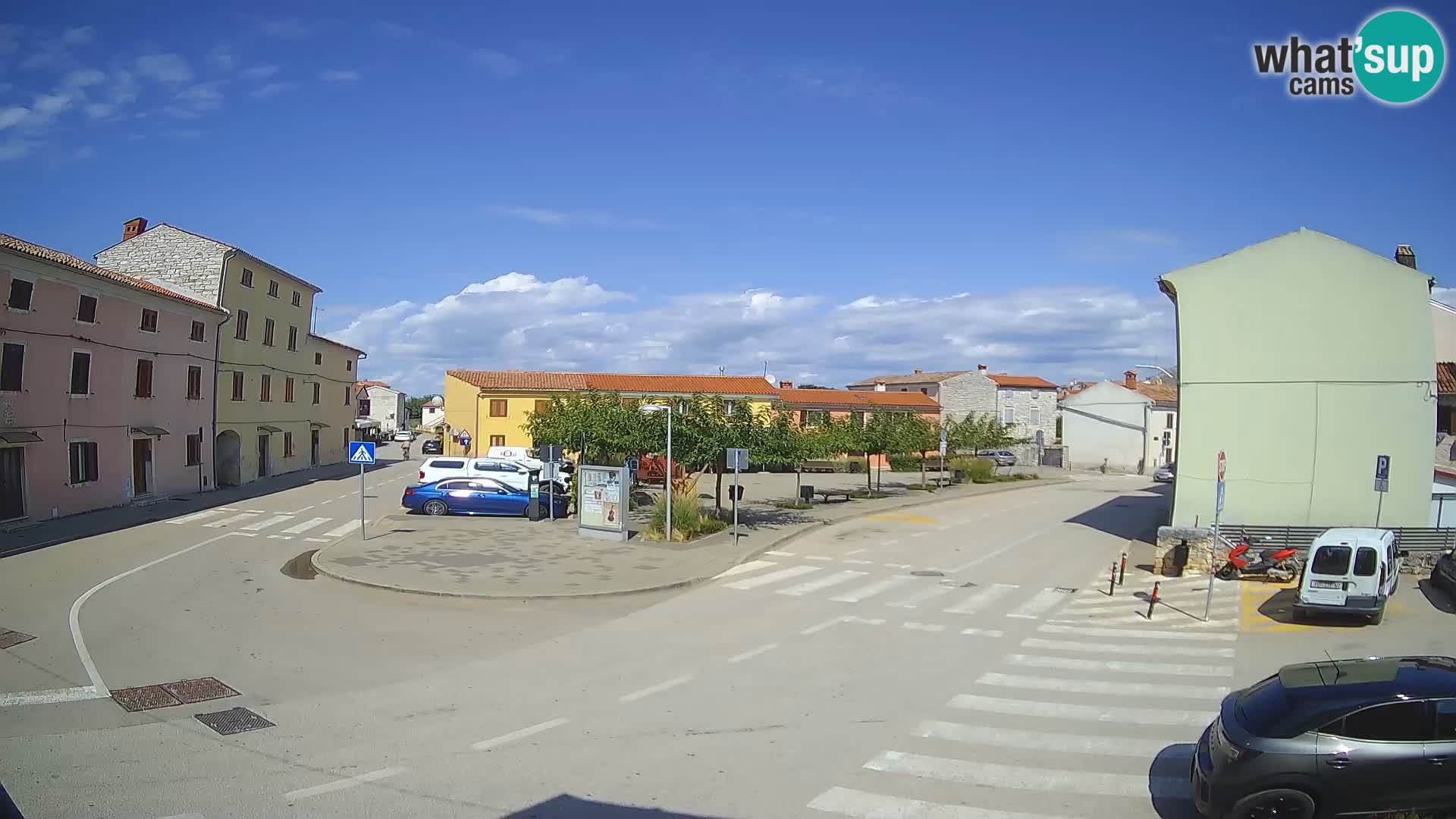 Bale, webcam de la place La Musa – Istrie – Croatie