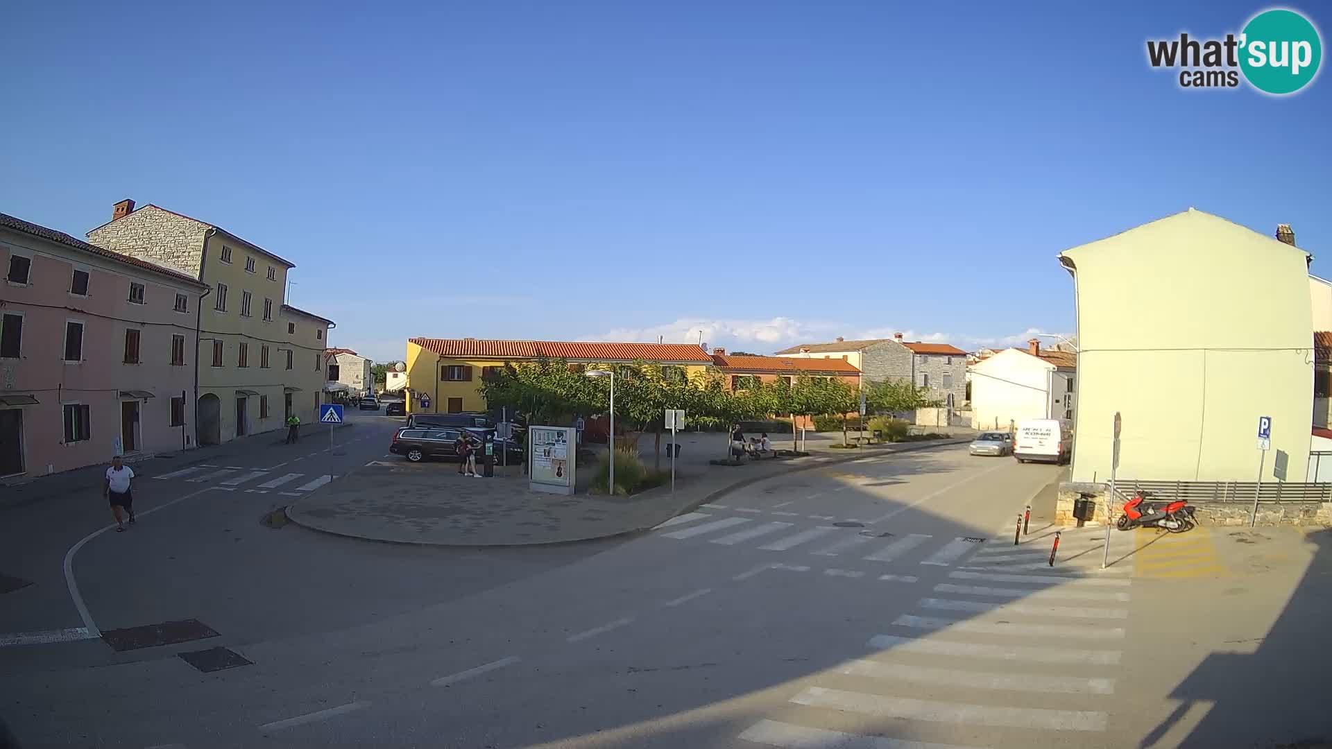 Bale, webcam de la place La Musa – Istrie – Croatie