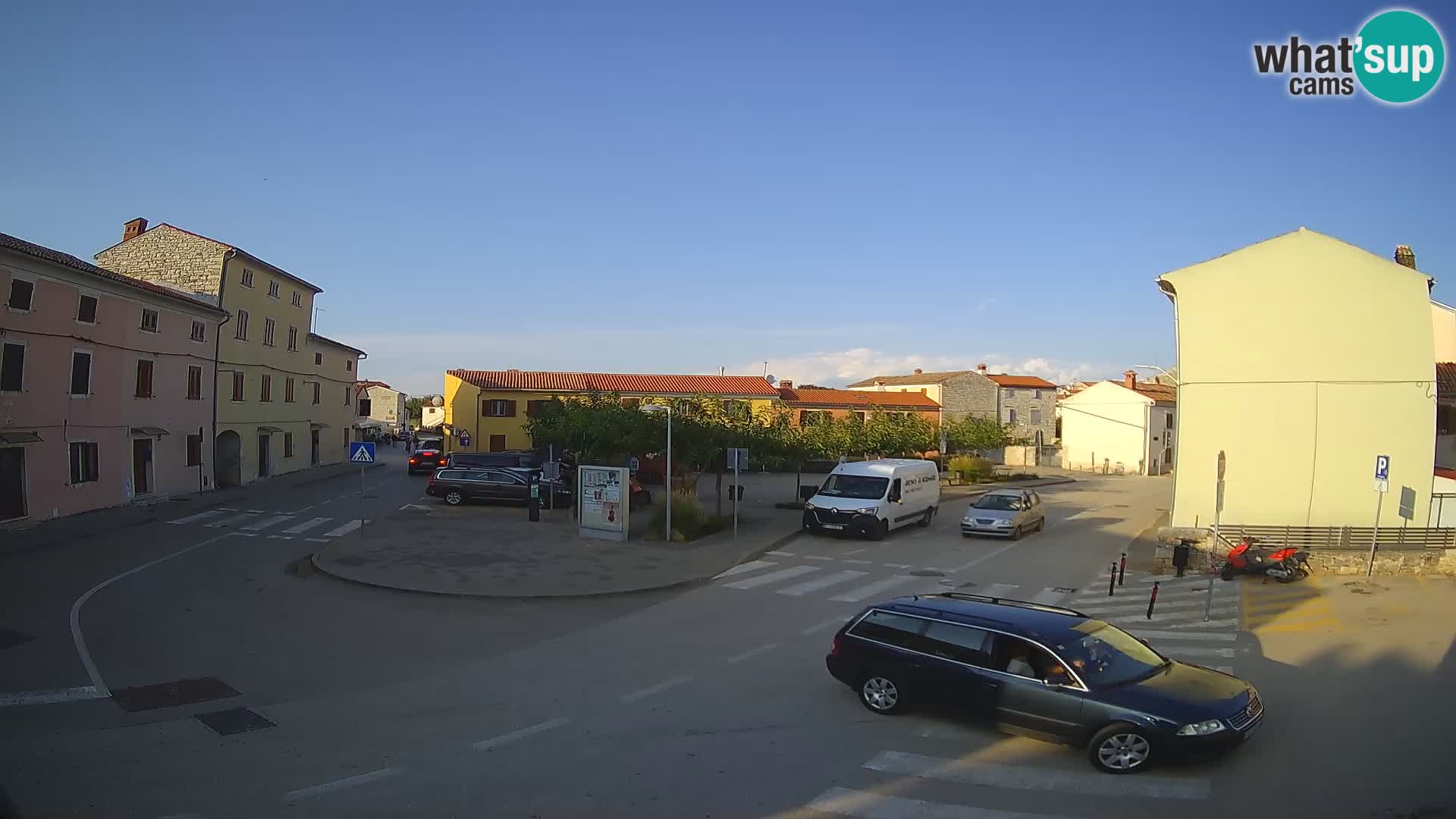 Bale, webcam de la place La Musa – Istrie – Croatie