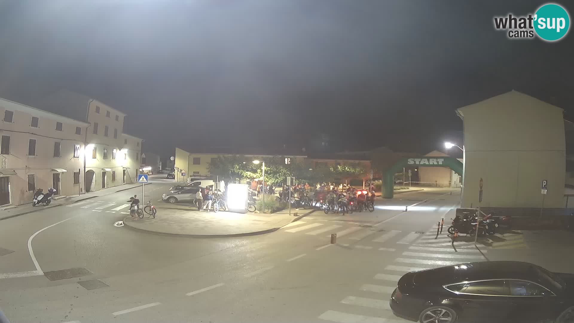 Bale, webcam de la plaza La Musa – Istria – Croacia