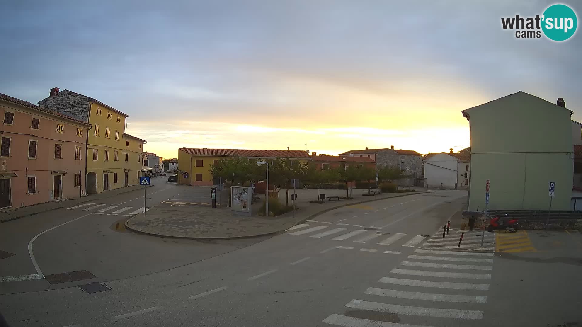 Bale, webcam de la plaza La Musa – Istria – Croacia