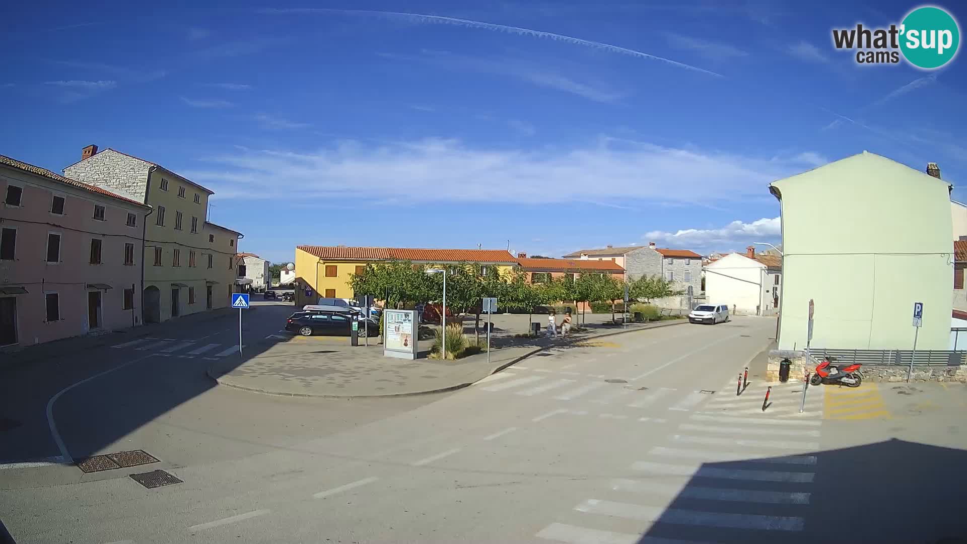Bale, webcam de la place La Musa – Istrie – Croatie
