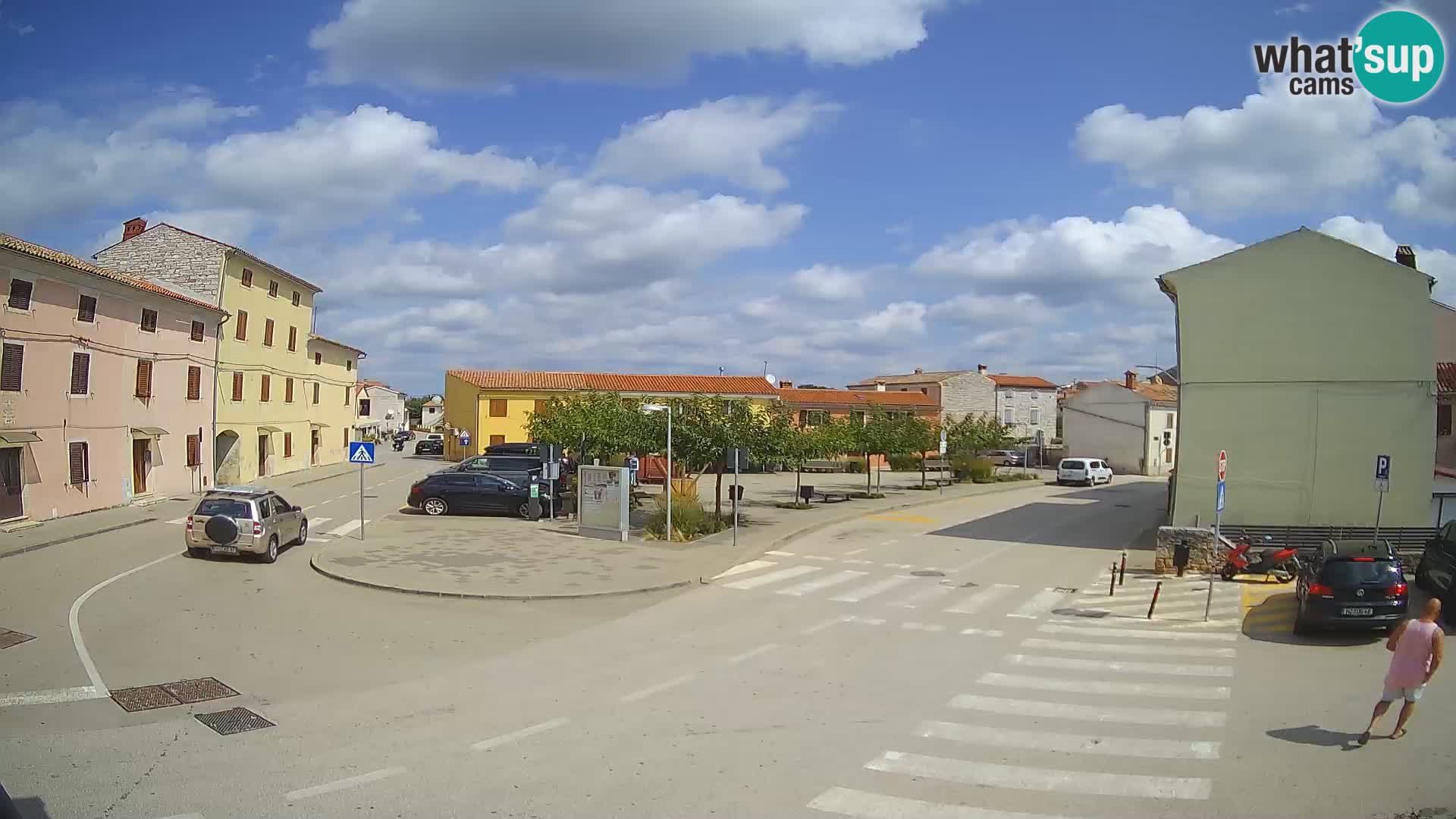 Bale, webcam de la place La Musa – Istrie – Croatie
