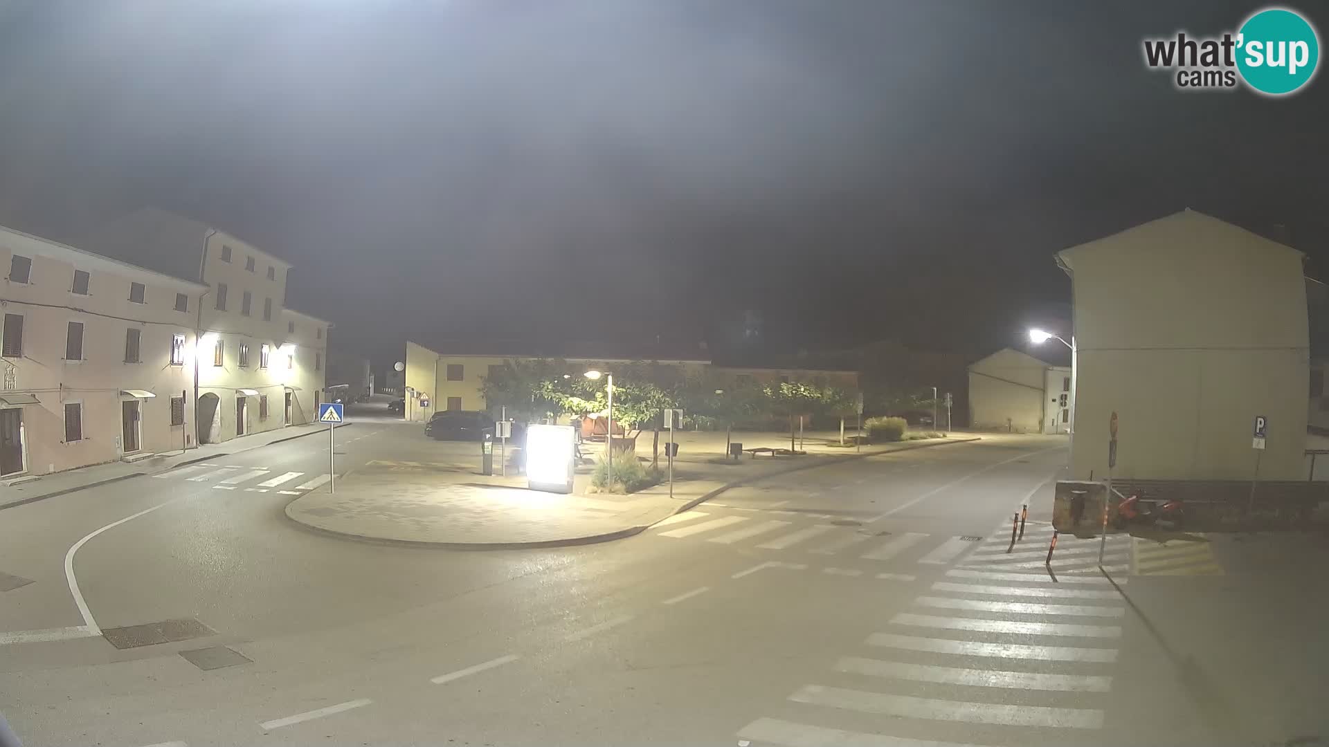 Bale, webcam de la place La Musa – Istrie – Croatie