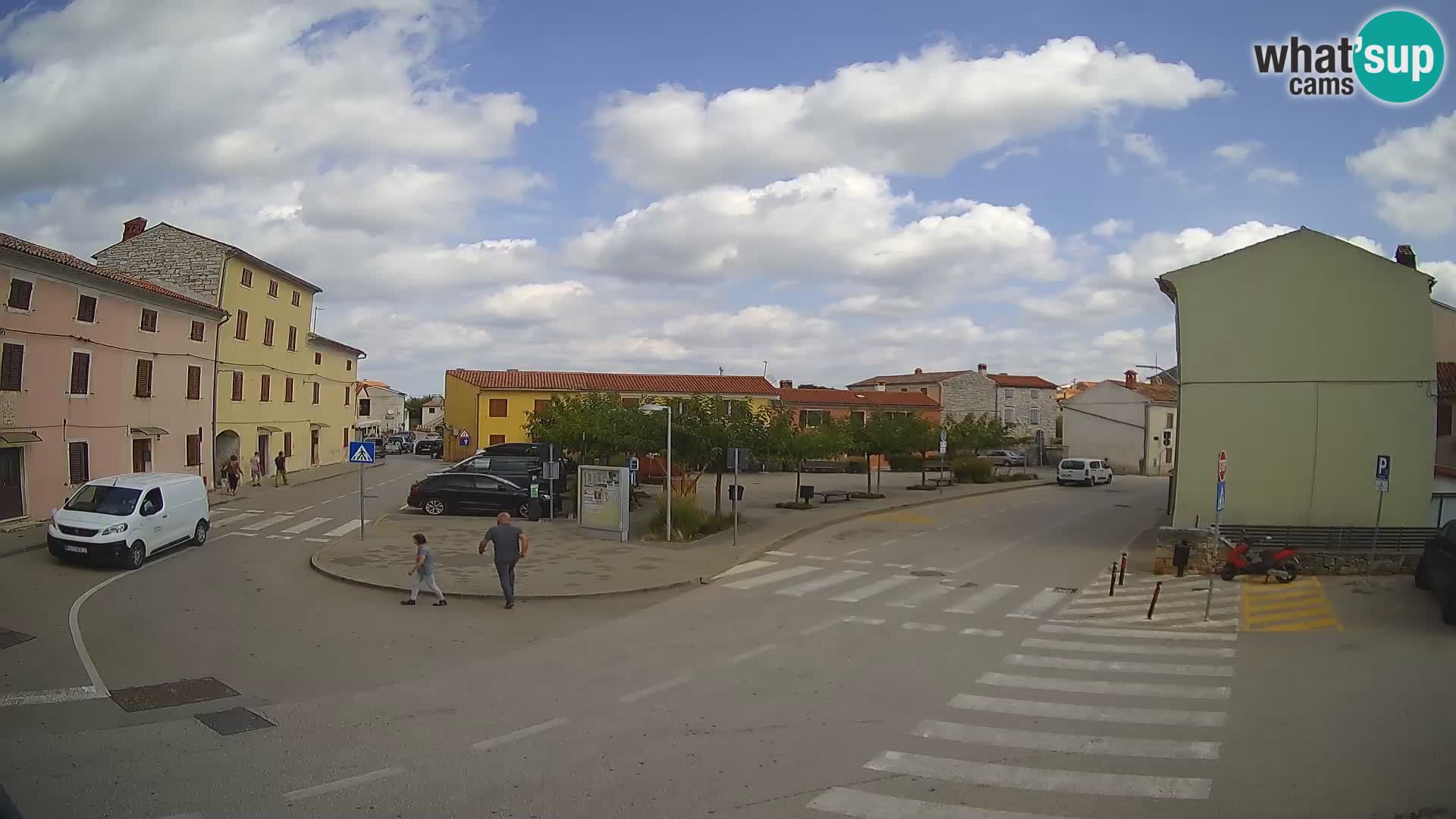 Bale, webcam de la place La Musa – Istrie – Croatie