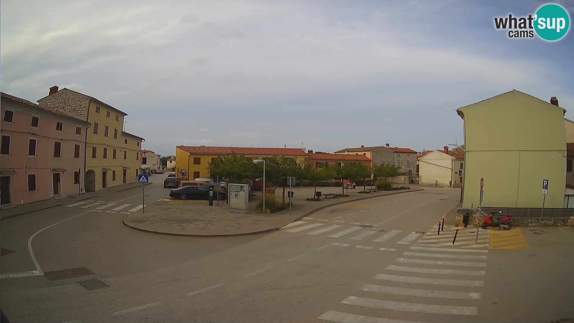 Bale, webcam de la place La Musa – Istrie – Croatie