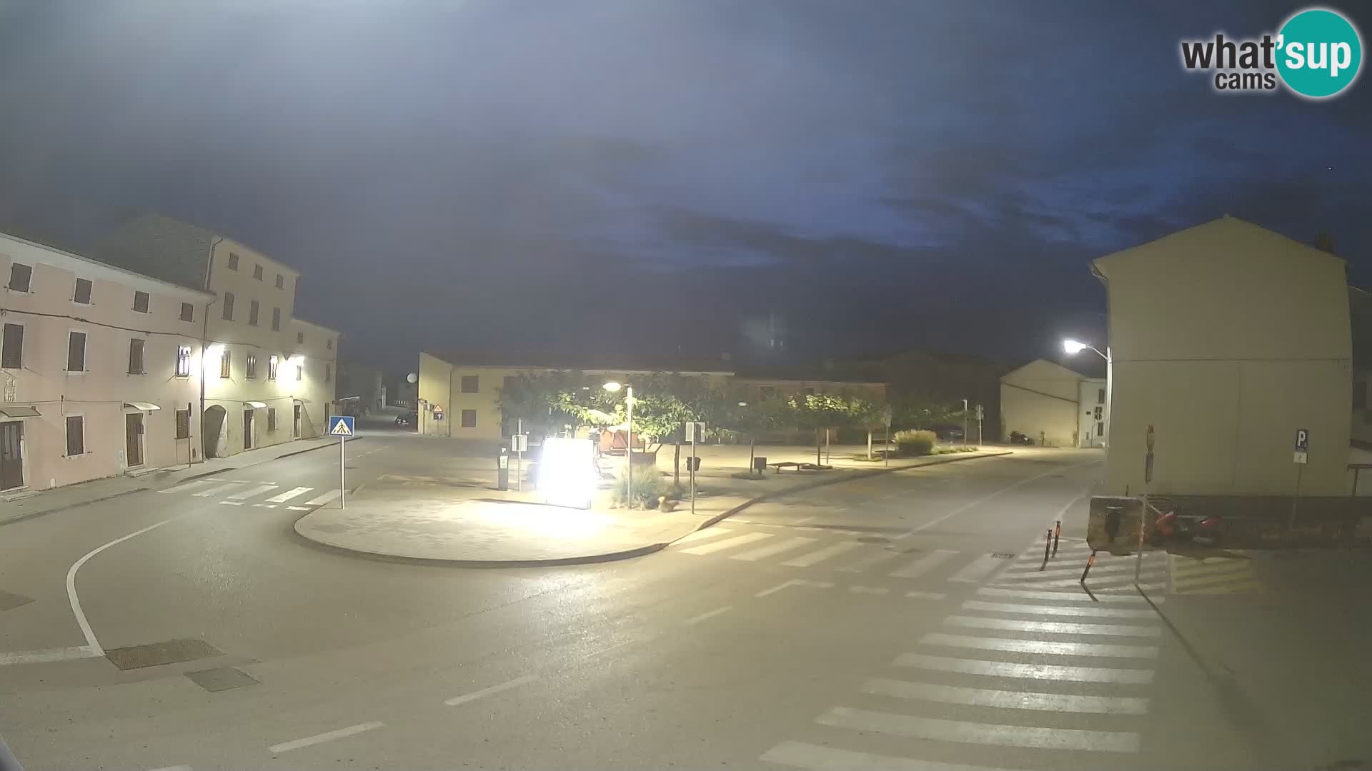 Bale, webcam de la place La Musa – Istrie – Croatie