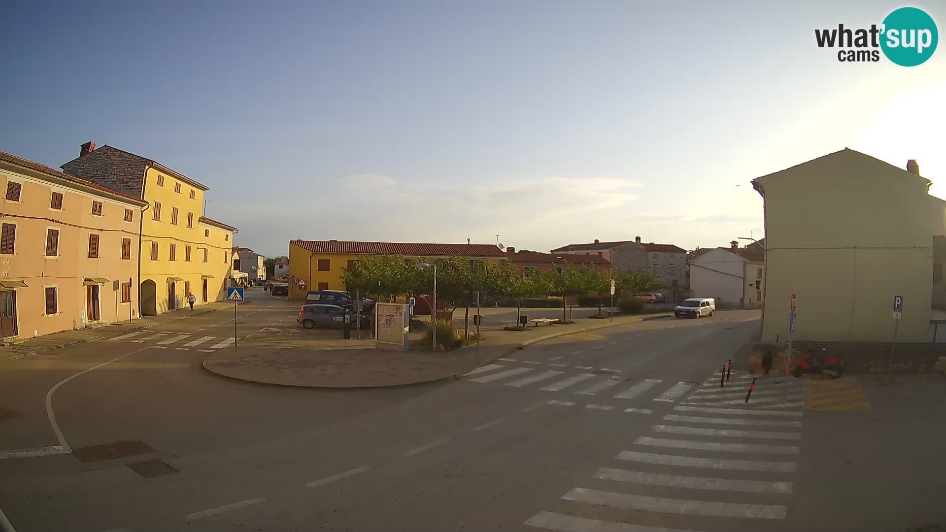 Bale, webcam de la place La Musa – Istrie – Croatie