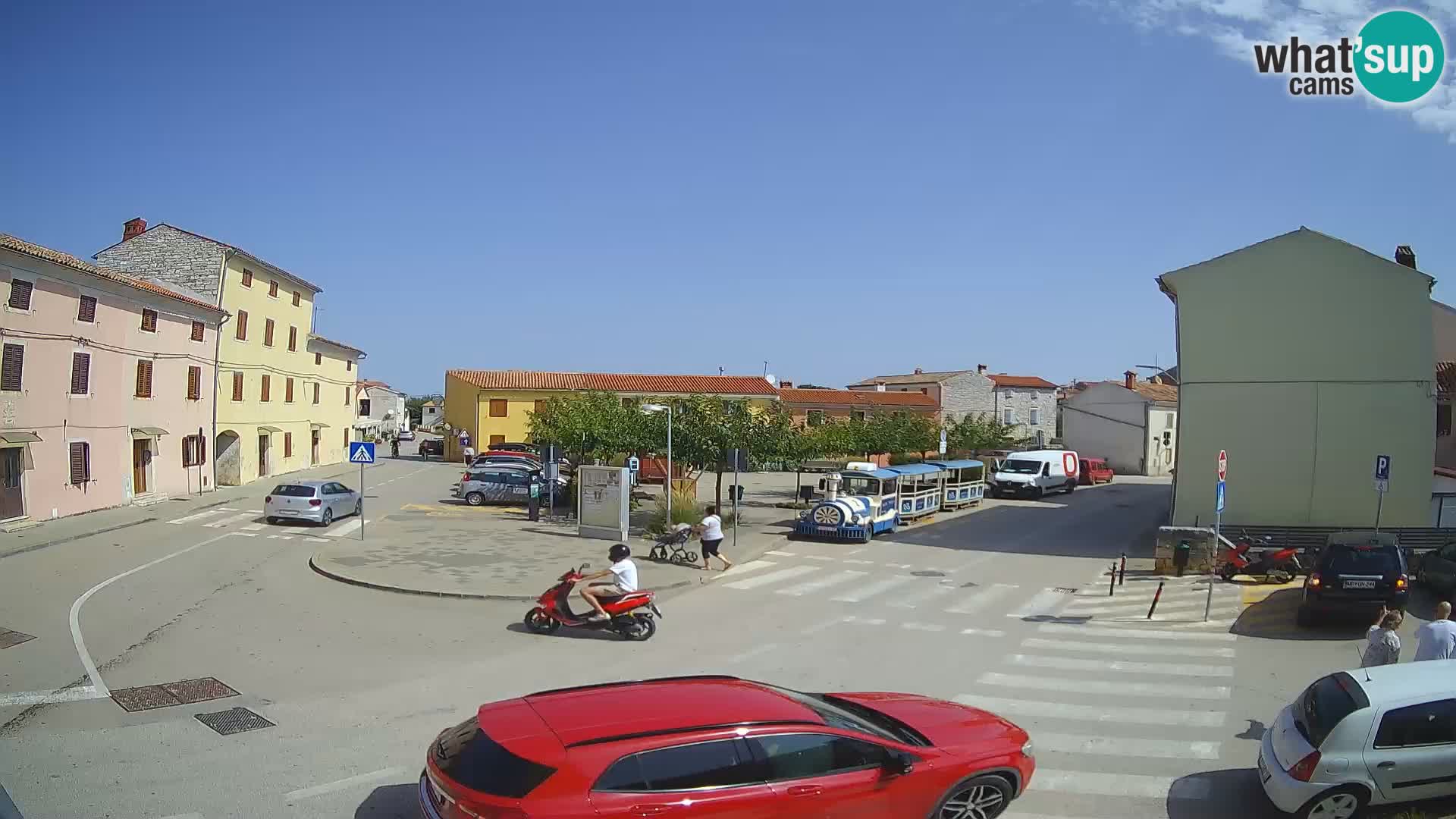 Bale, webcam de la plaza La Musa – Istria – Croacia