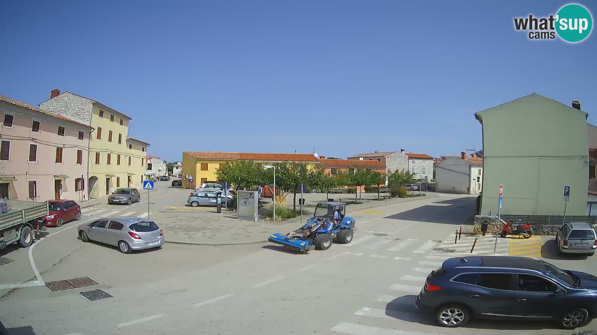 Bale, webcam de la place La Musa – Istrie – Croatie