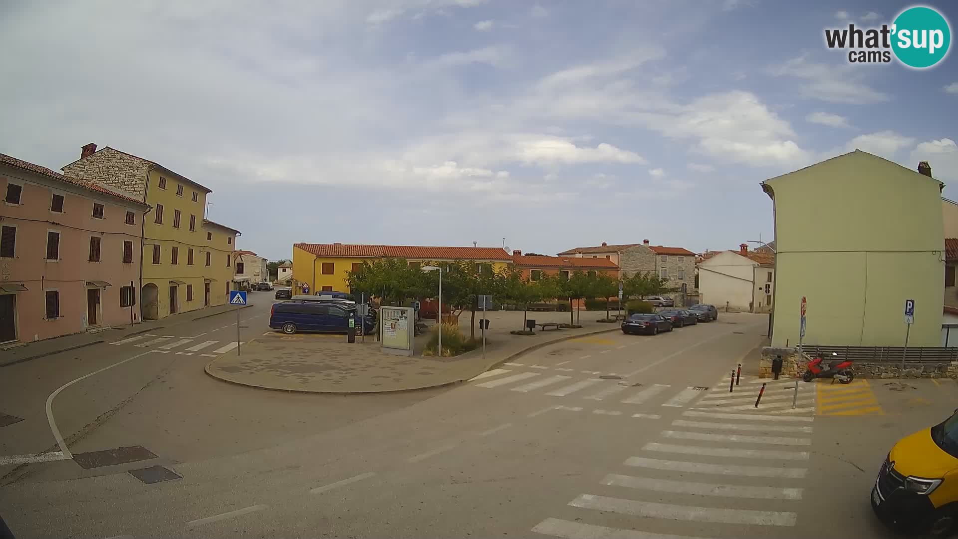 Bale, webcam de la place La Musa – Istrie – Croatie