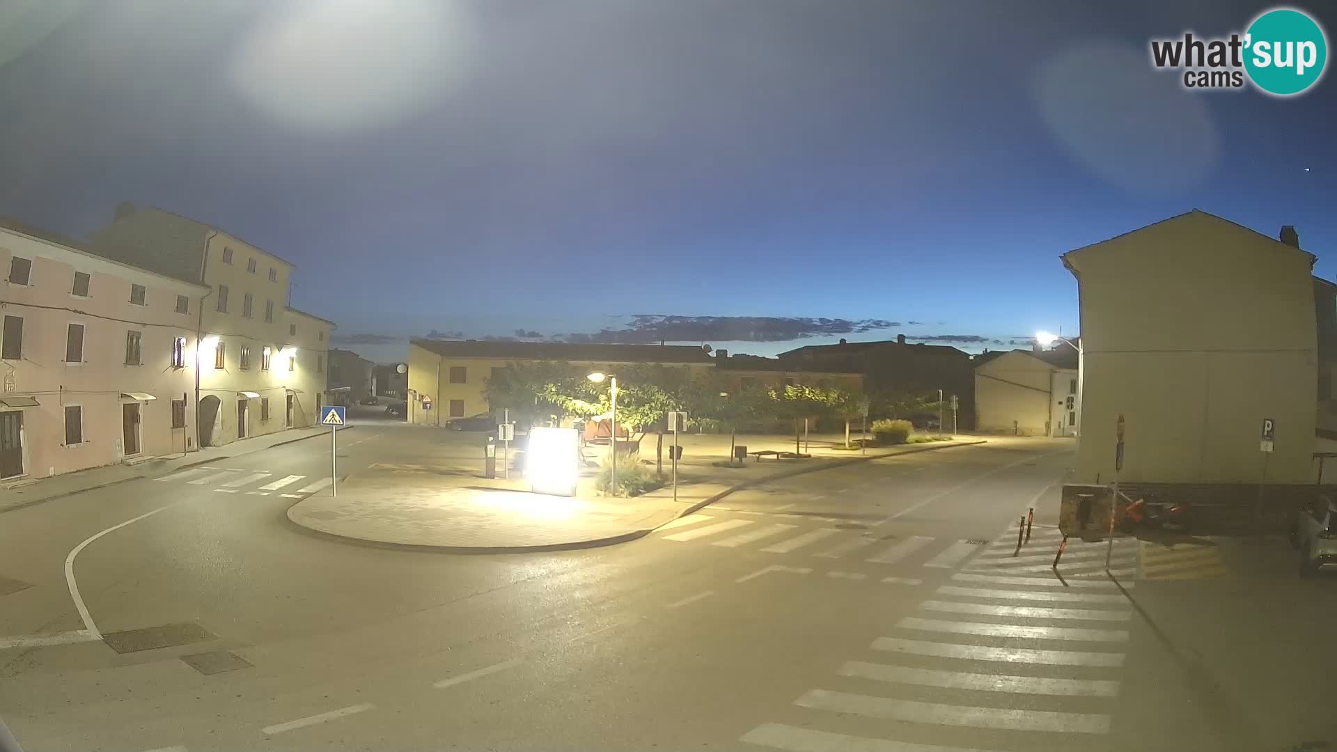 Bale, webcam de la place La Musa – Istrie – Croatie
