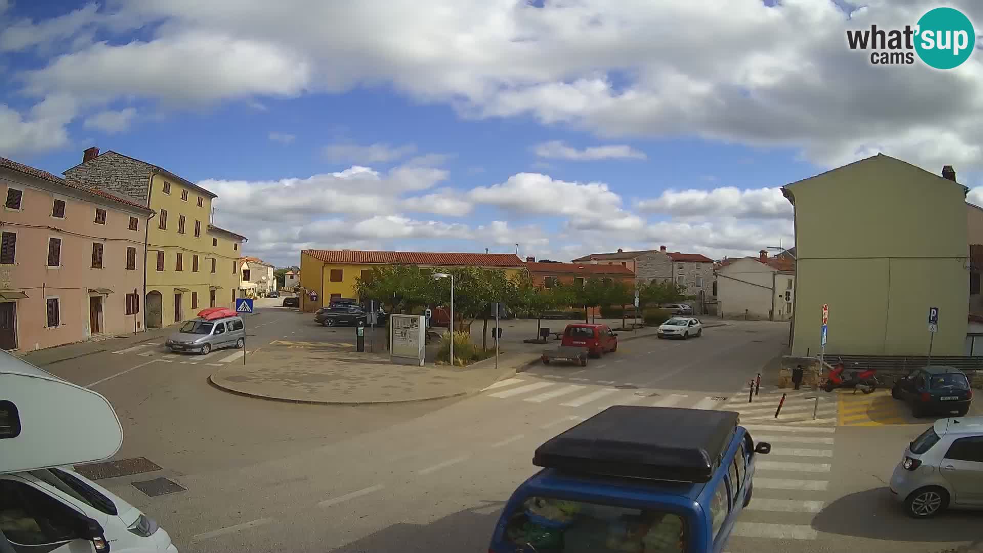Bale, webcam de la place La Musa – Istrie – Croatie