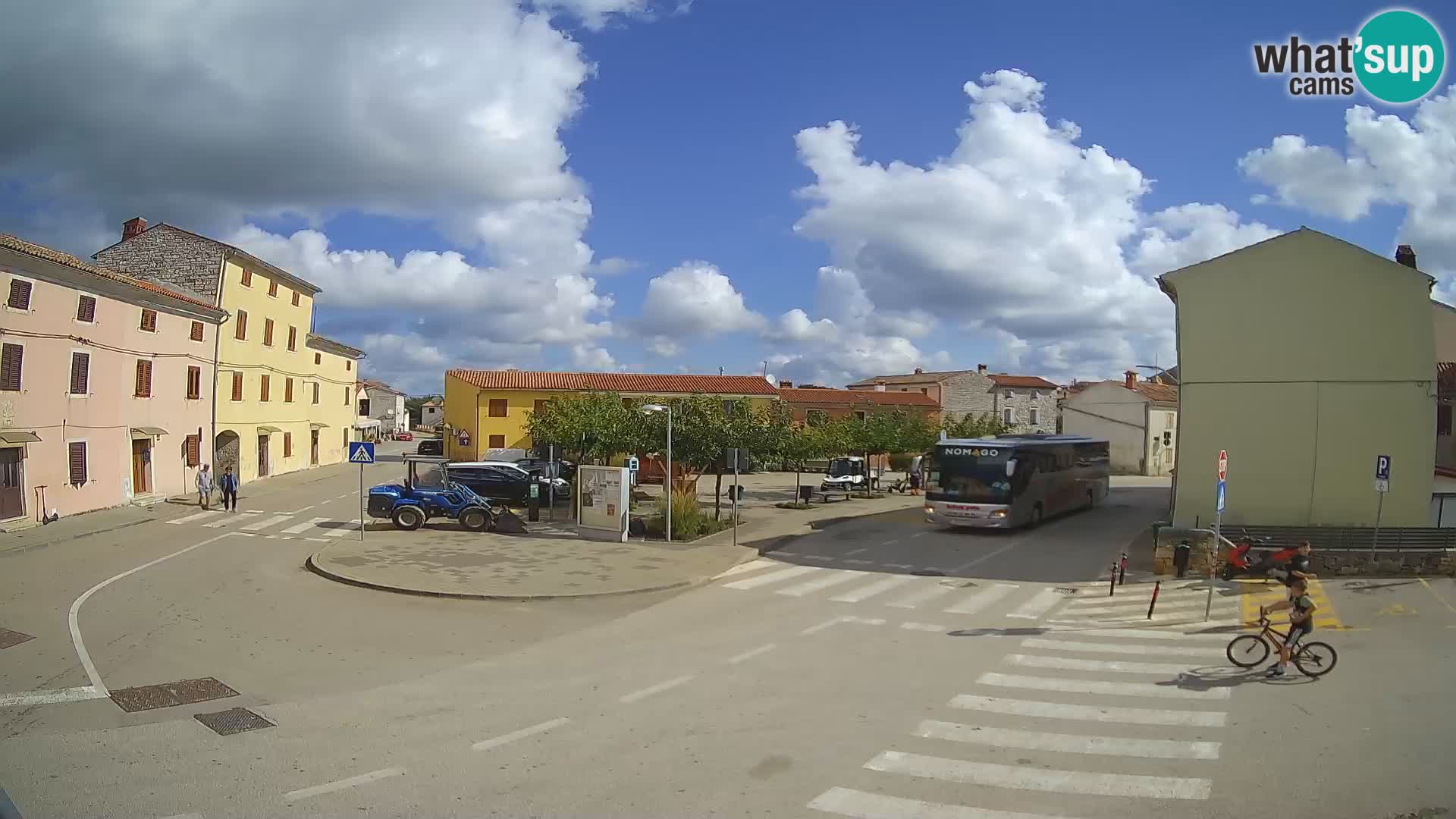Bale, webcam de la place La Musa – Istrie – Croatie