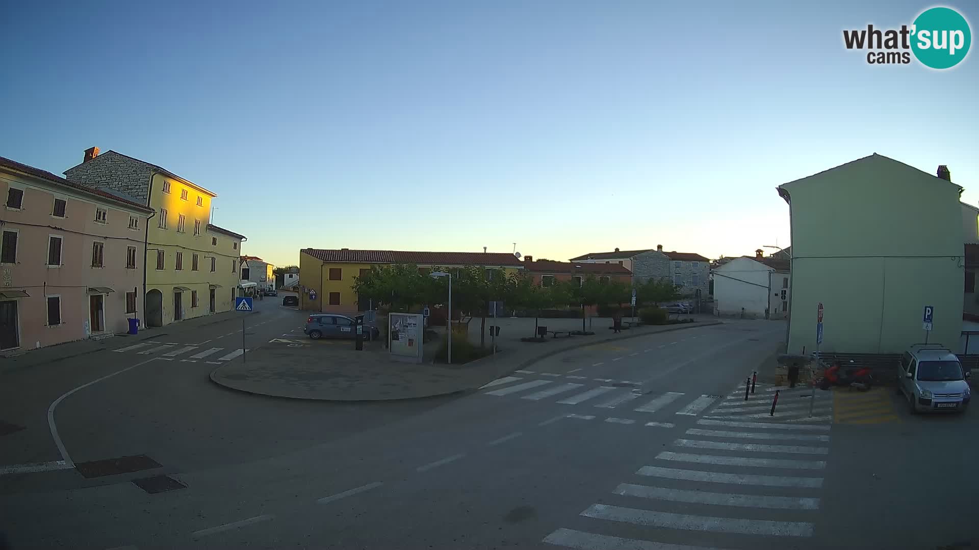 Bale, webcam de la place La Musa – Istrie – Croatie