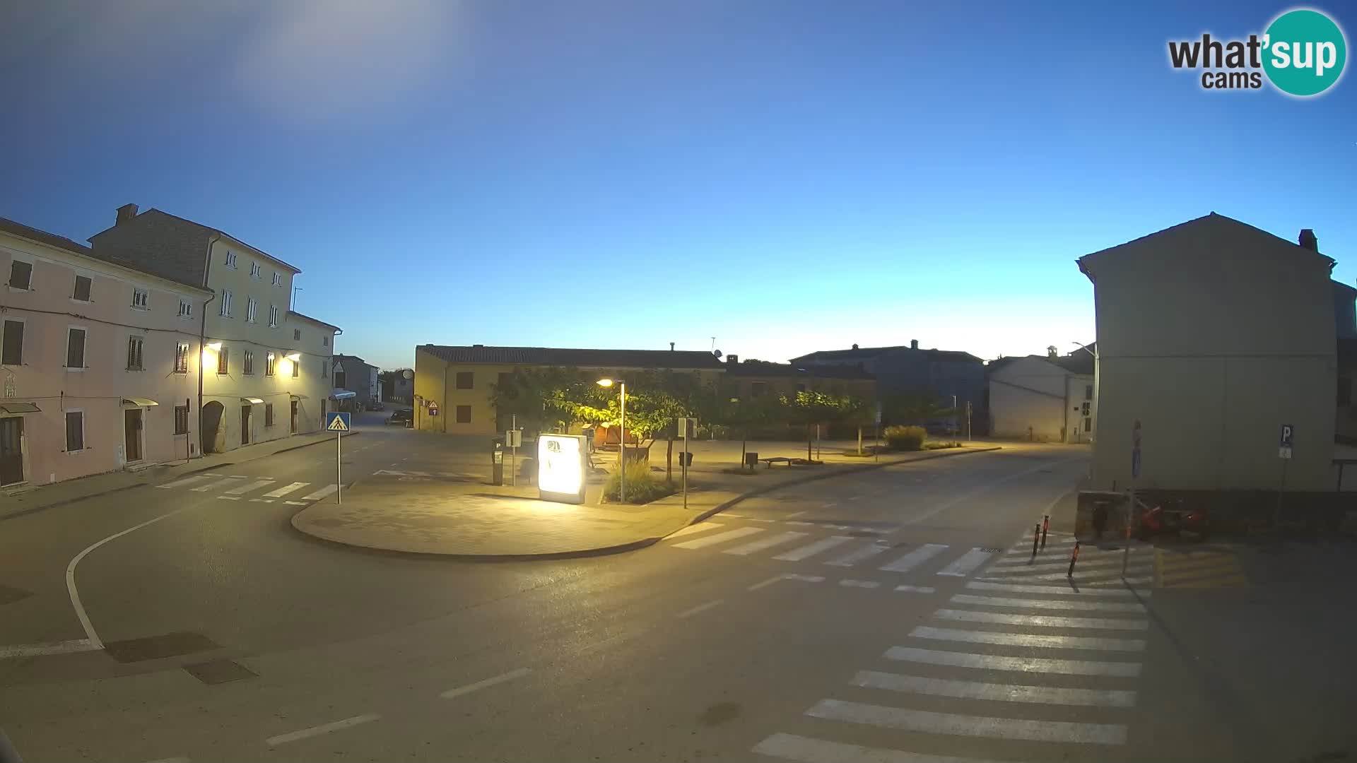 Bale, webcam de la place La Musa – Istrie – Croatie