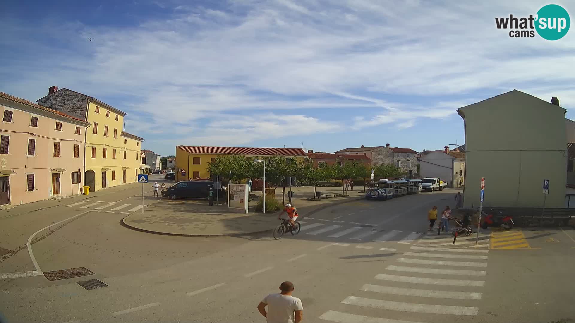 Bale, webcam de la place La Musa – Istrie – Croatie