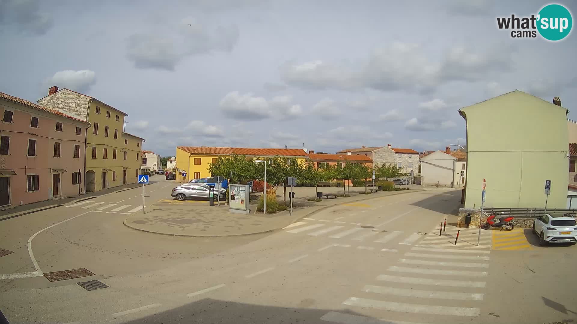 Bale, webcam de la place La Musa – Istrie – Croatie