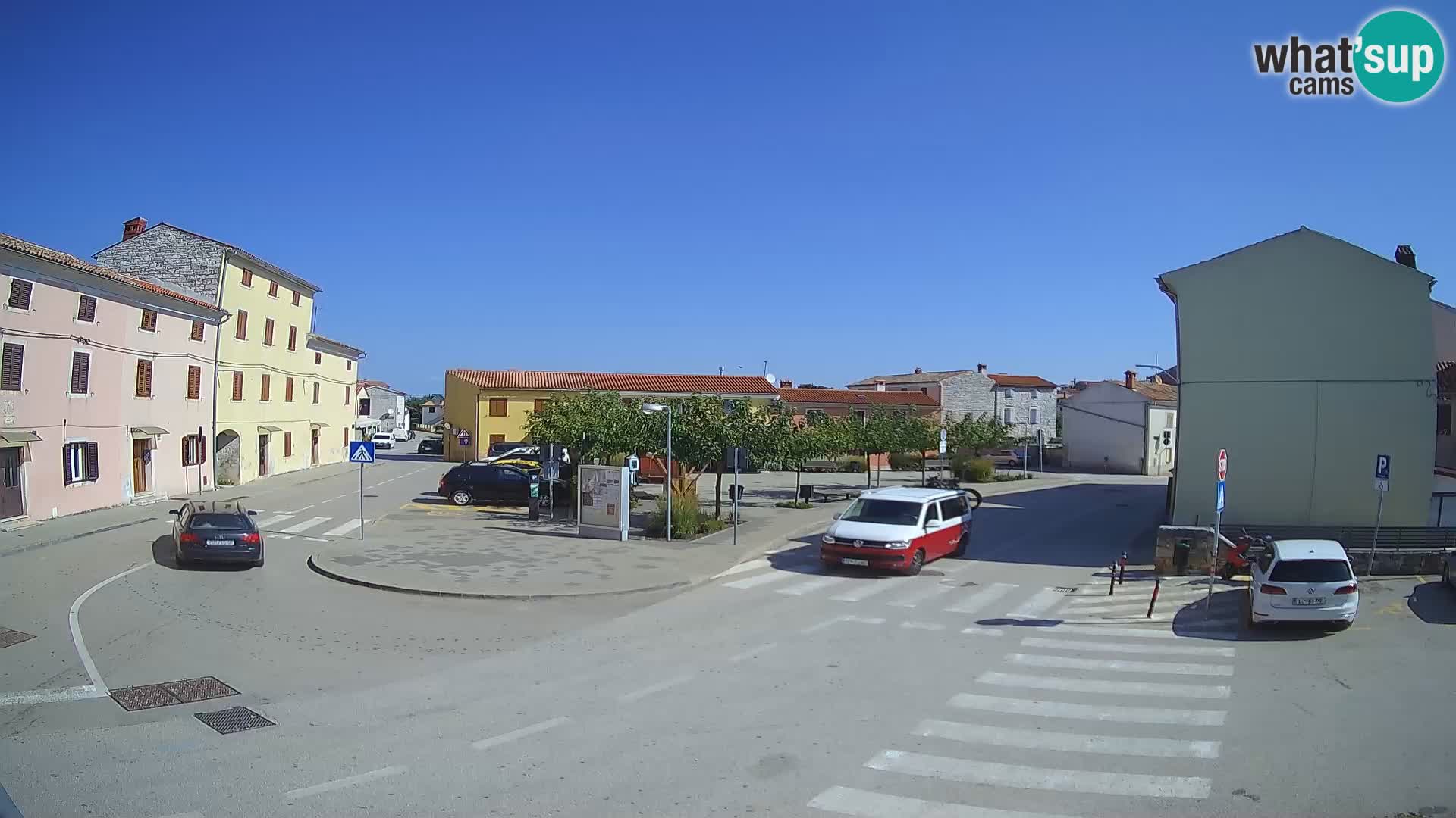 Bale Trg La Musa webcam – Istria – Croatia