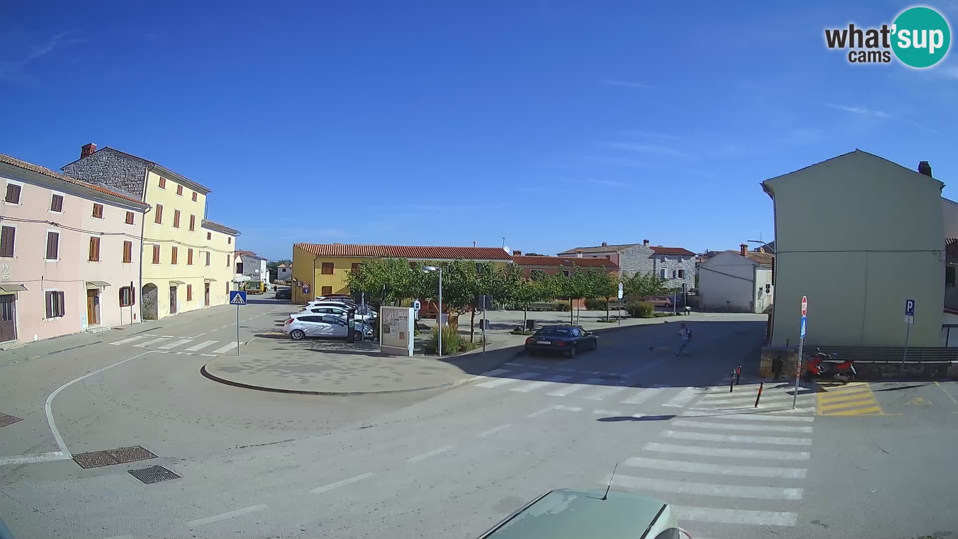 Bale, webcam de la place La Musa – Istrie – Croatie