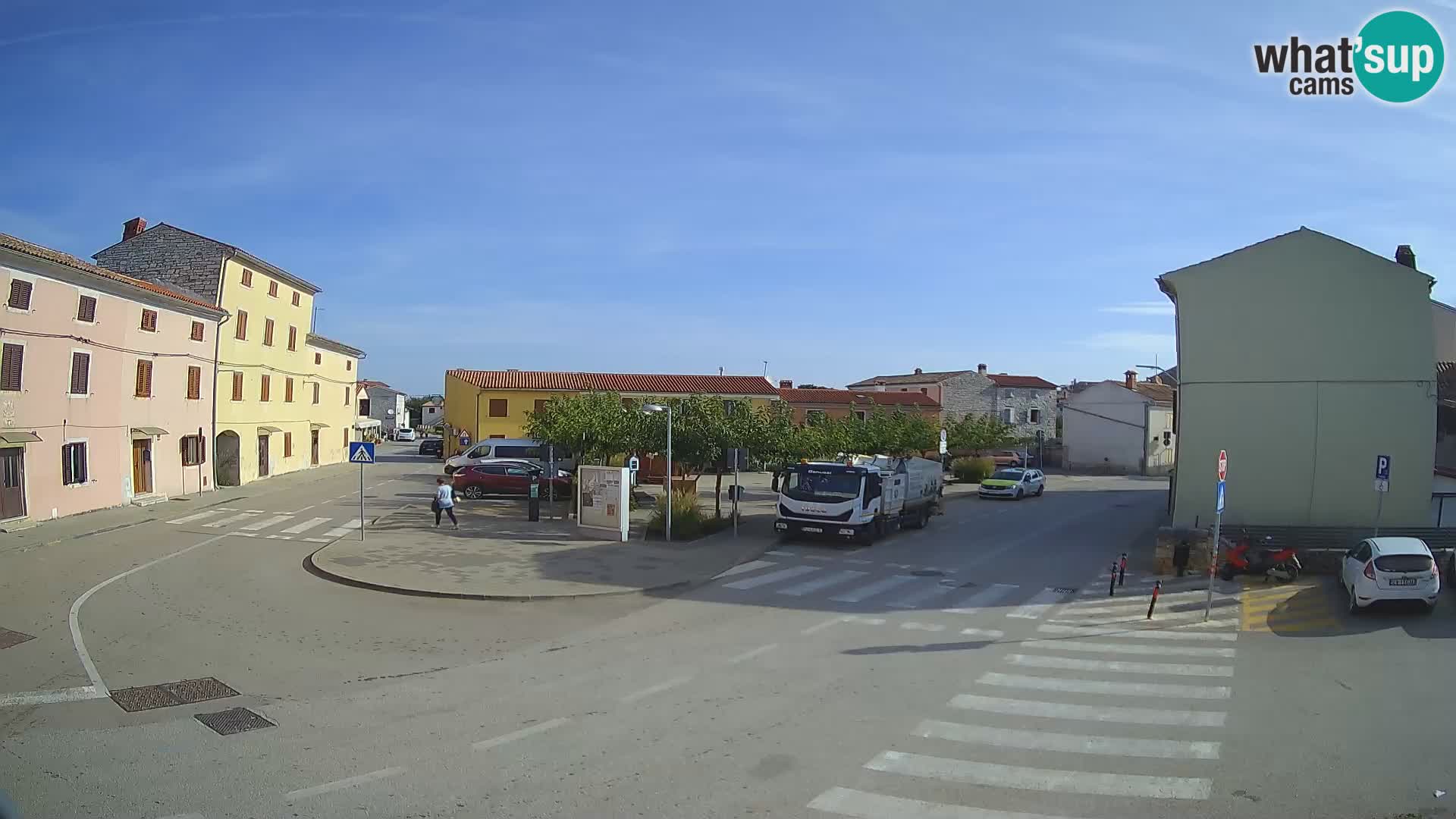 Bale, webcam de la plaza La Musa – Istria – Croacia