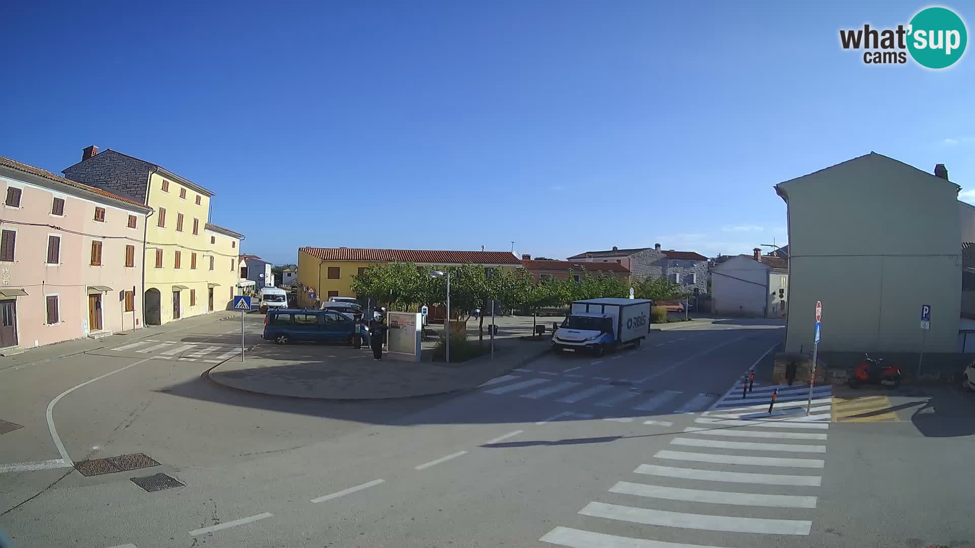 Bale, webcam de la place La Musa – Istrie – Croatie