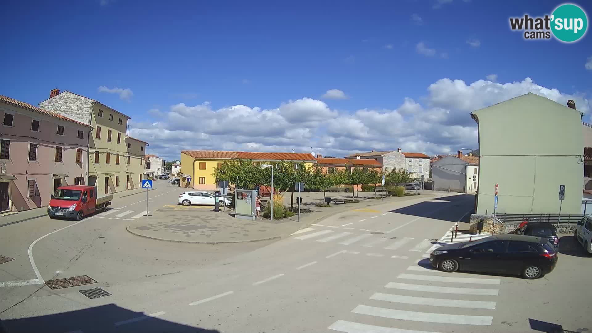 Bale, webcam de la place La Musa – Istrie – Croatie
