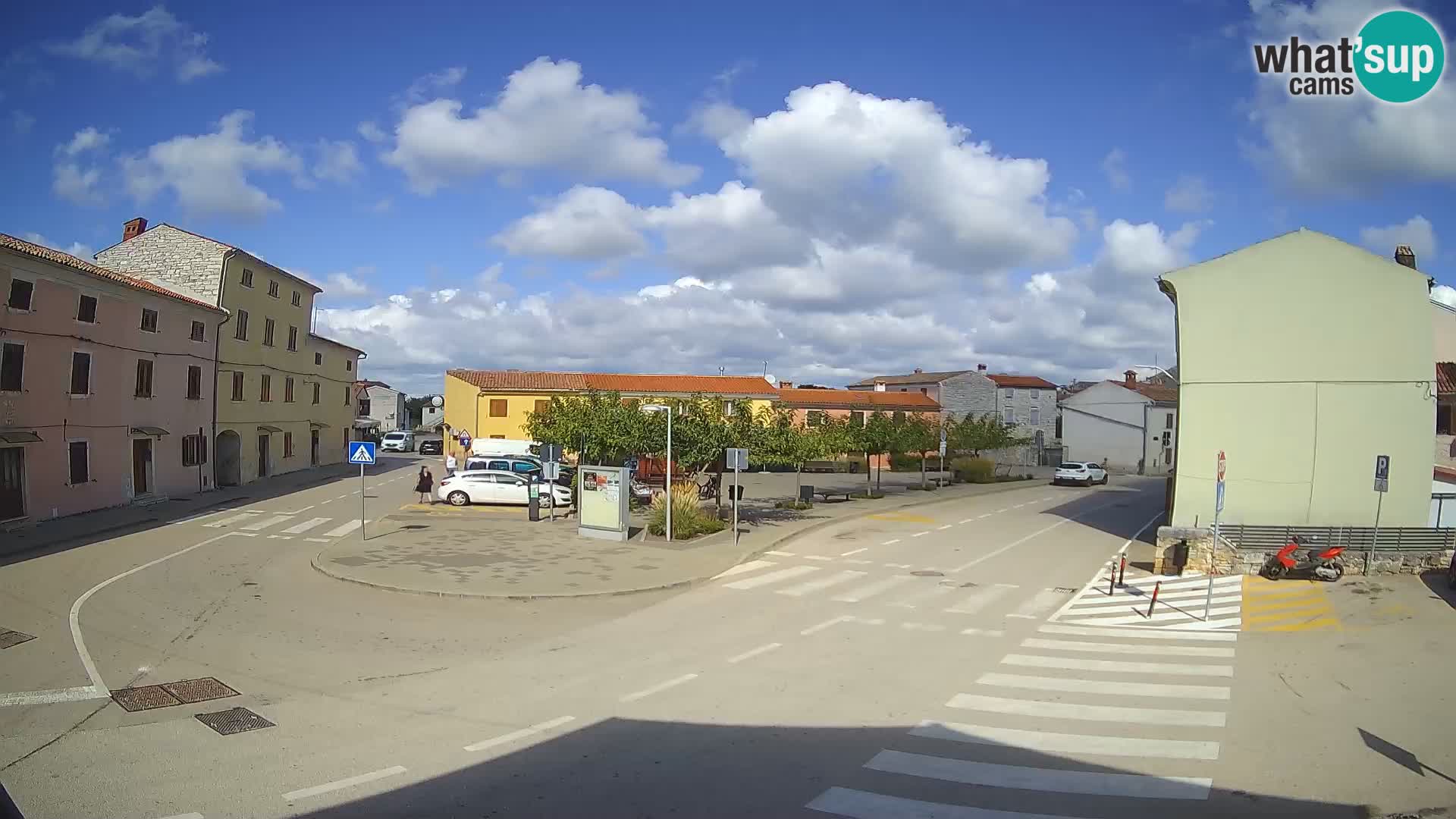 Bale, webcam de la place La Musa – Istrie – Croatie