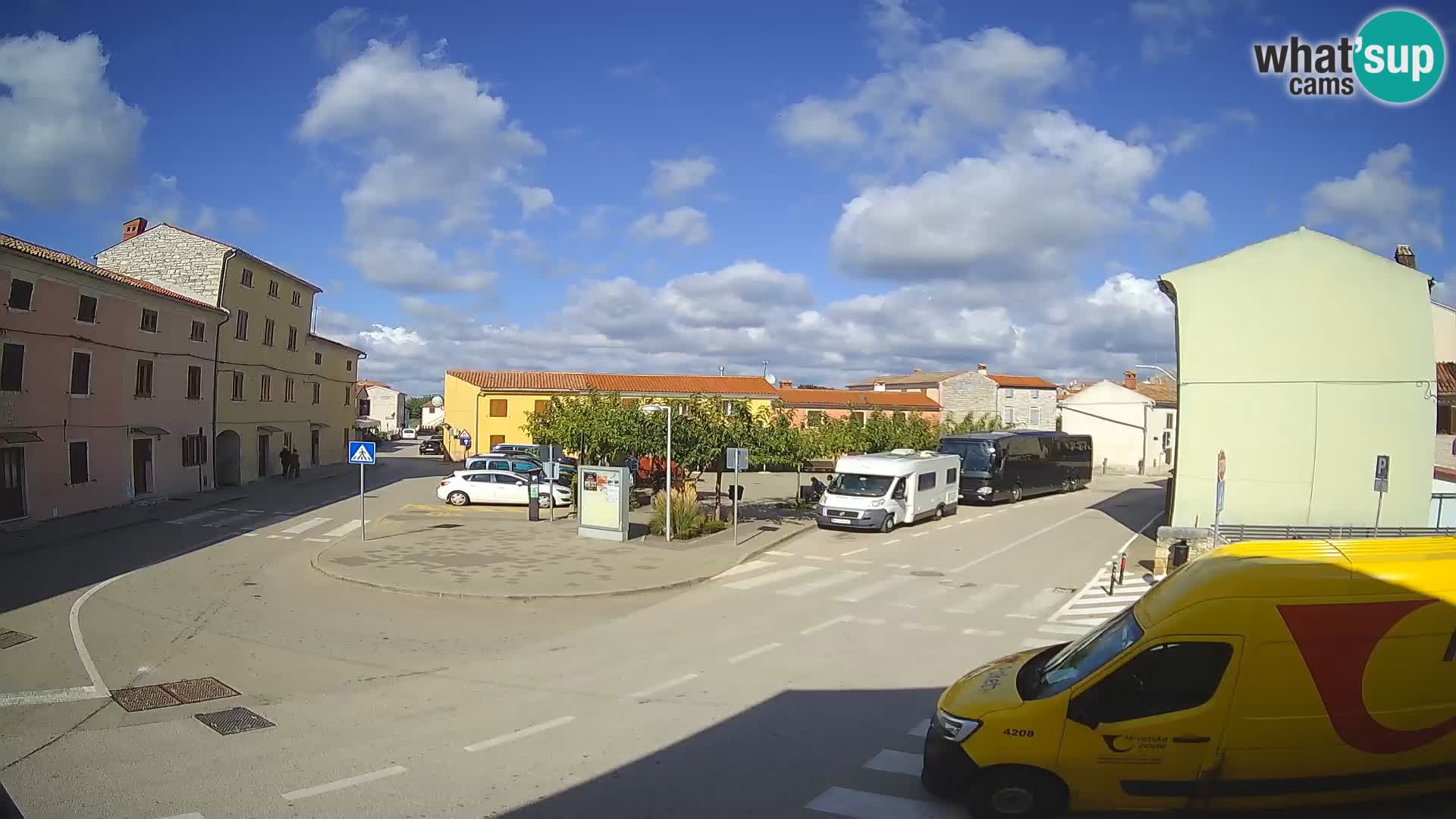 Bale, webcam de la place La Musa – Istrie – Croatie