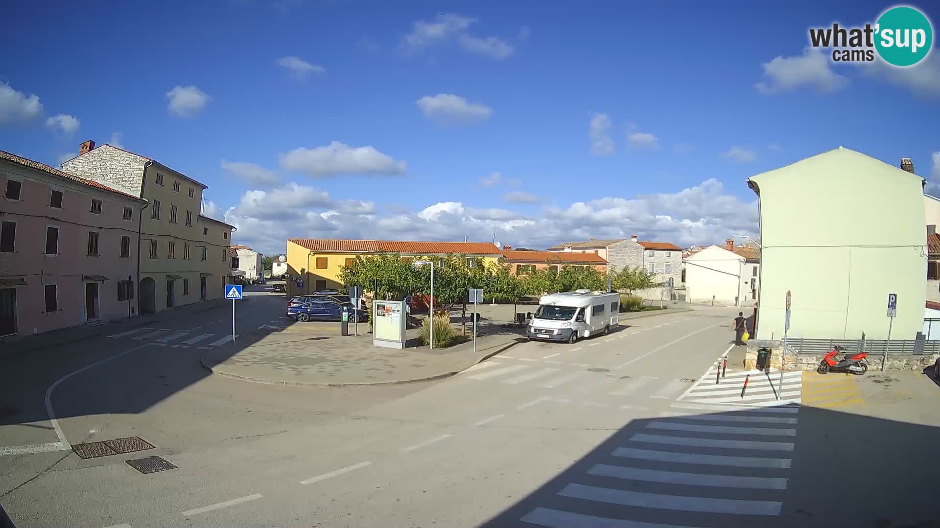 Bale, webcam de la place La Musa – Istrie – Croatie