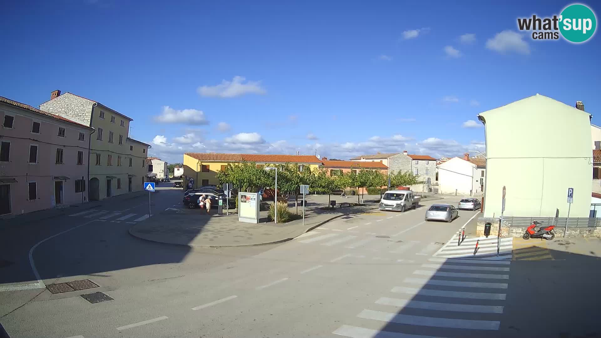 Bale, webcam de la place La Musa – Istrie – Croatie