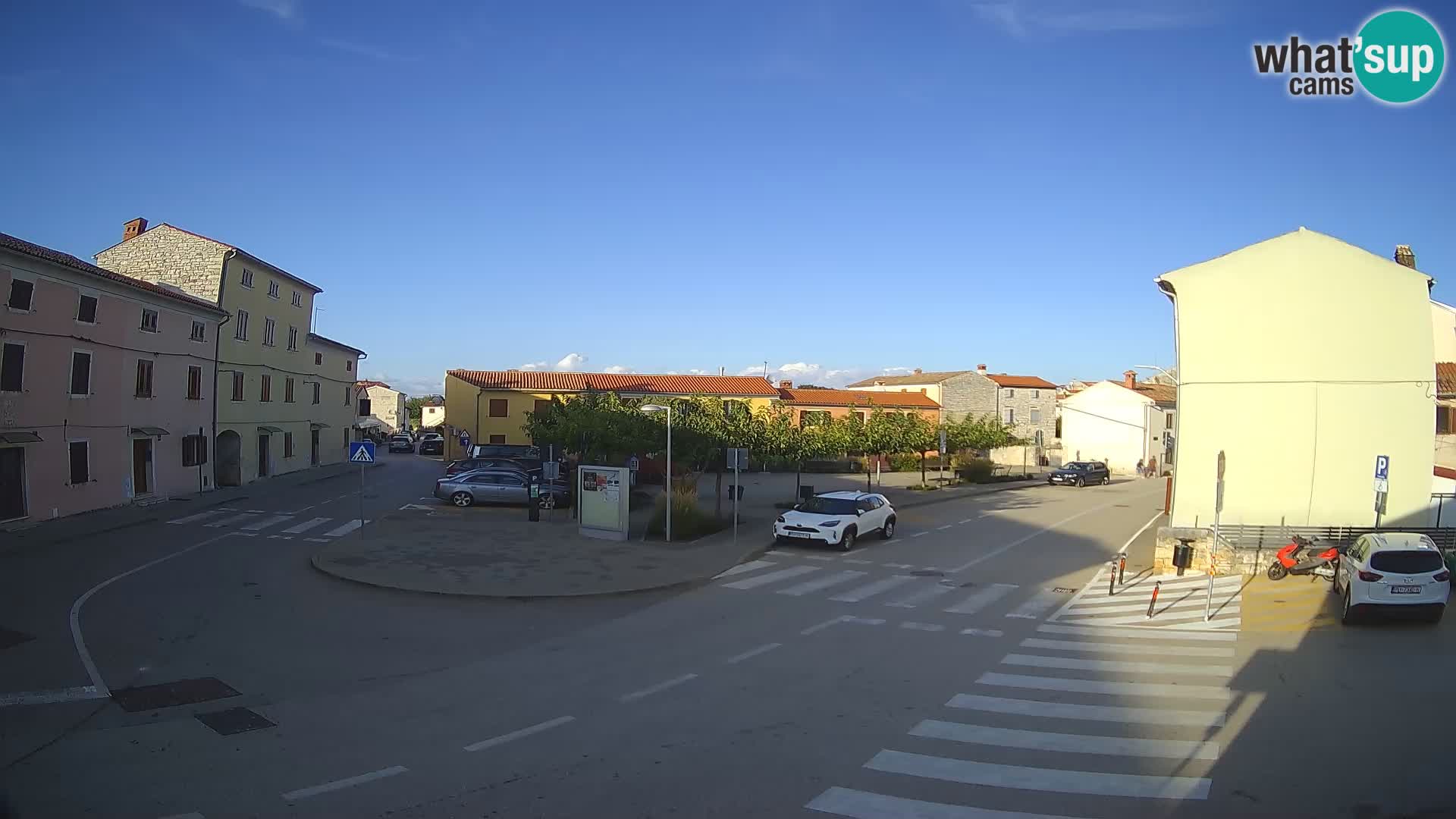 Bale, webcam de la place La Musa – Istrie – Croatie