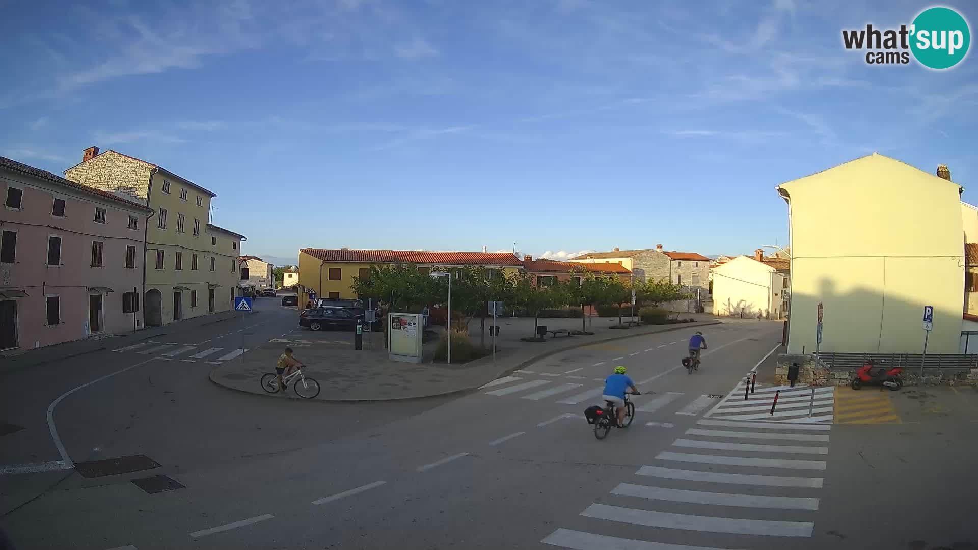 Bale, webcam de la place La Musa – Istrie – Croatie
