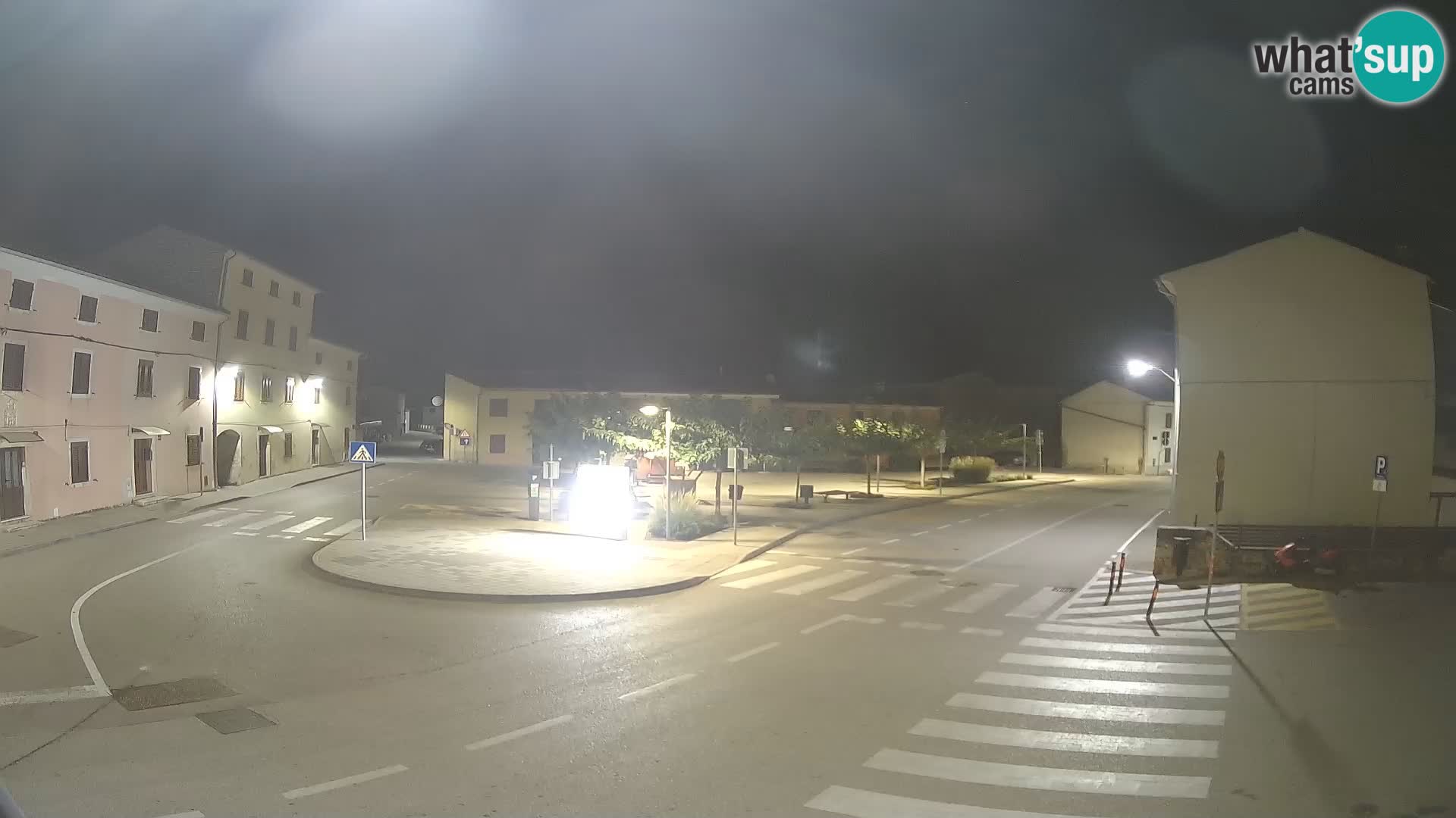 Bale, webcam de la place La Musa – Istrie – Croatie
