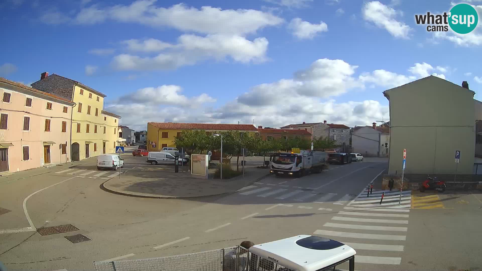 Bale, webcam de la place La Musa – Istrie – Croatie