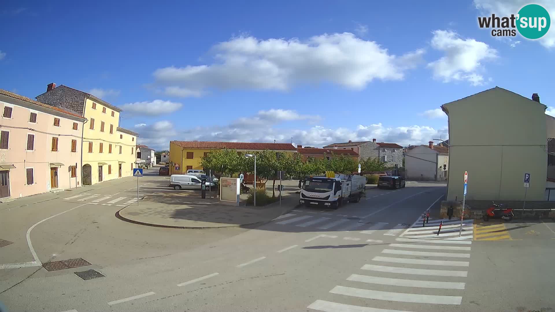 Bale, webcam de la place La Musa – Istrie – Croatie