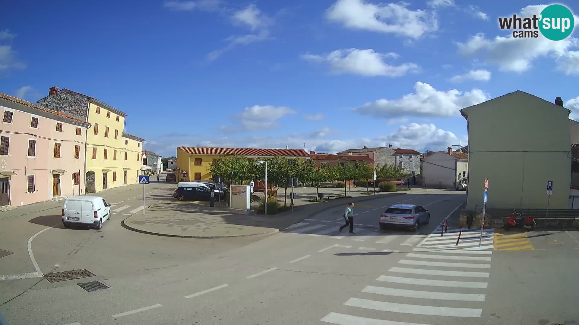 Bale, webcam de la place La Musa – Istrie – Croatie