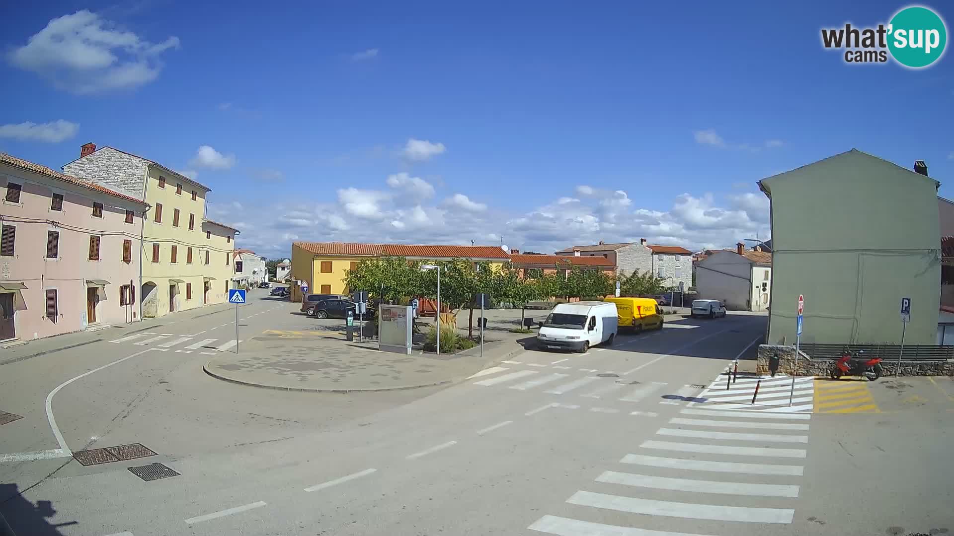 Bale, webcam de la place La Musa – Istrie – Croatie