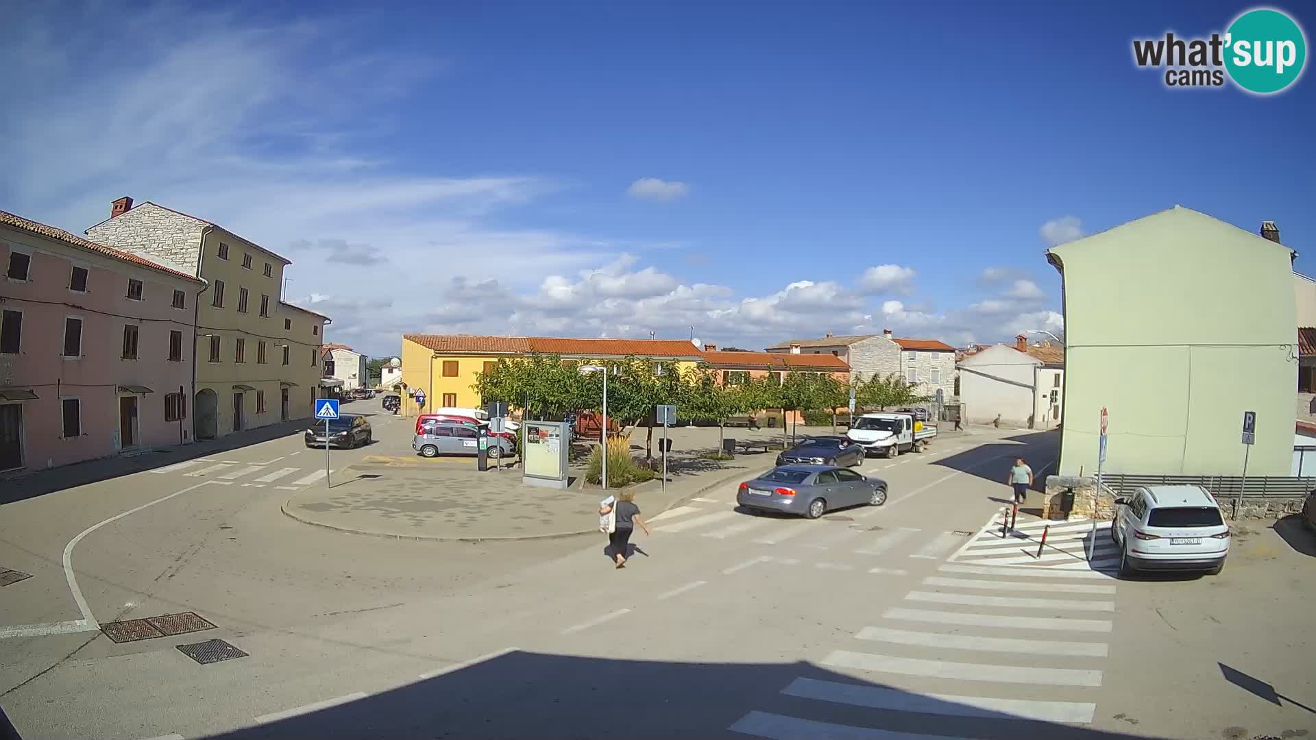 Bale, webcam de la plaza La Musa – Istria – Croacia