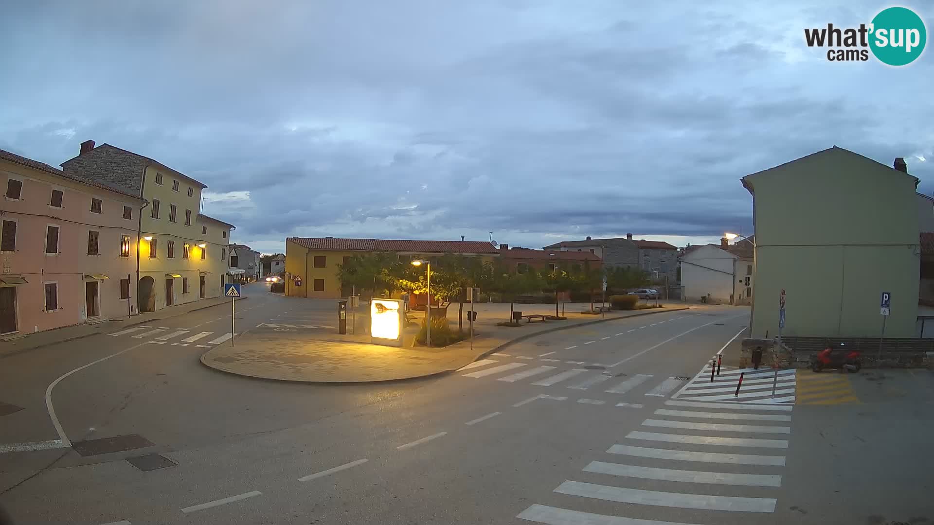 Bale, webcam de la plaza La Musa – Istria – Croacia
