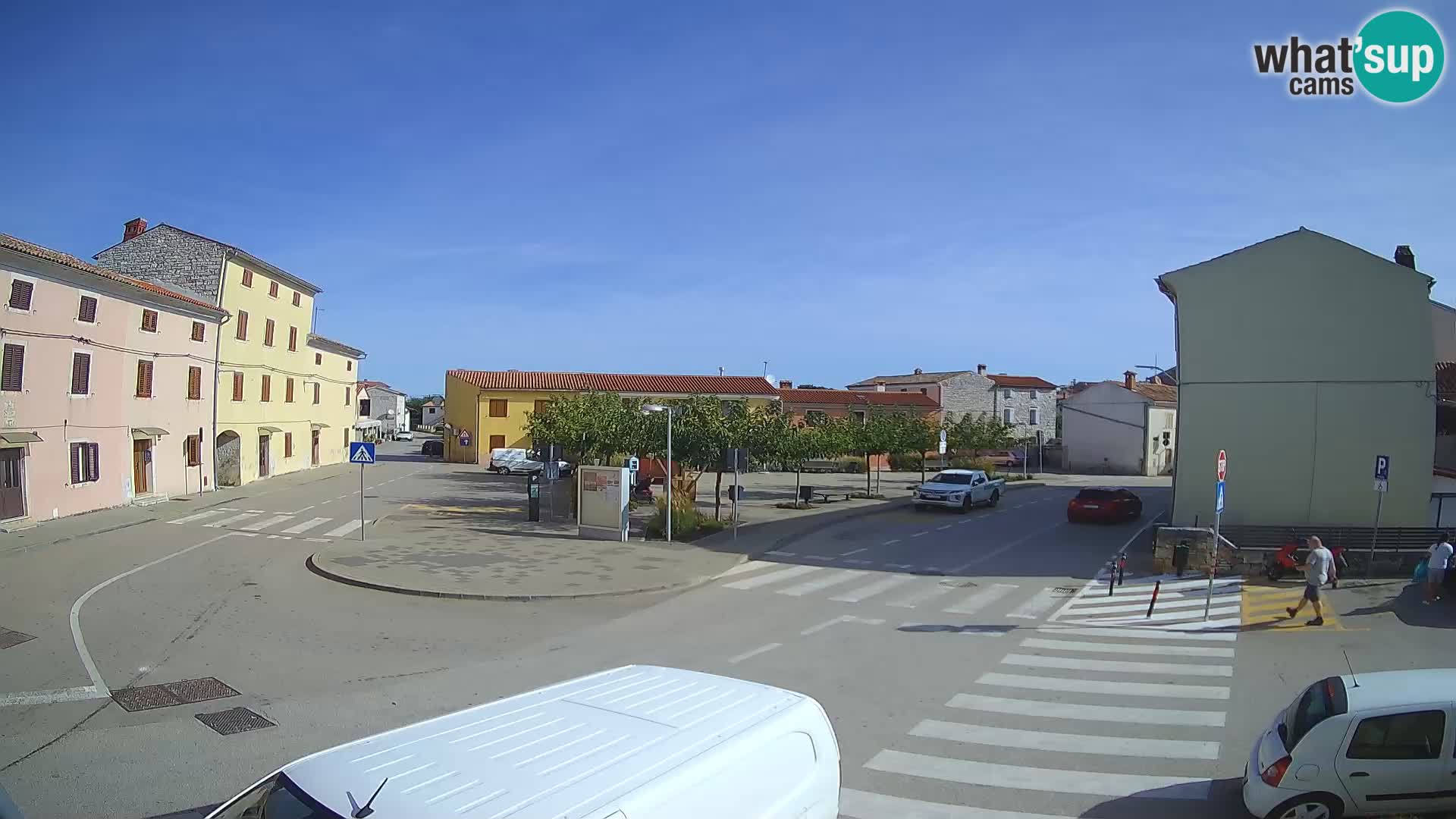 Bale Trg La Musa webcam – Istria – Croatia