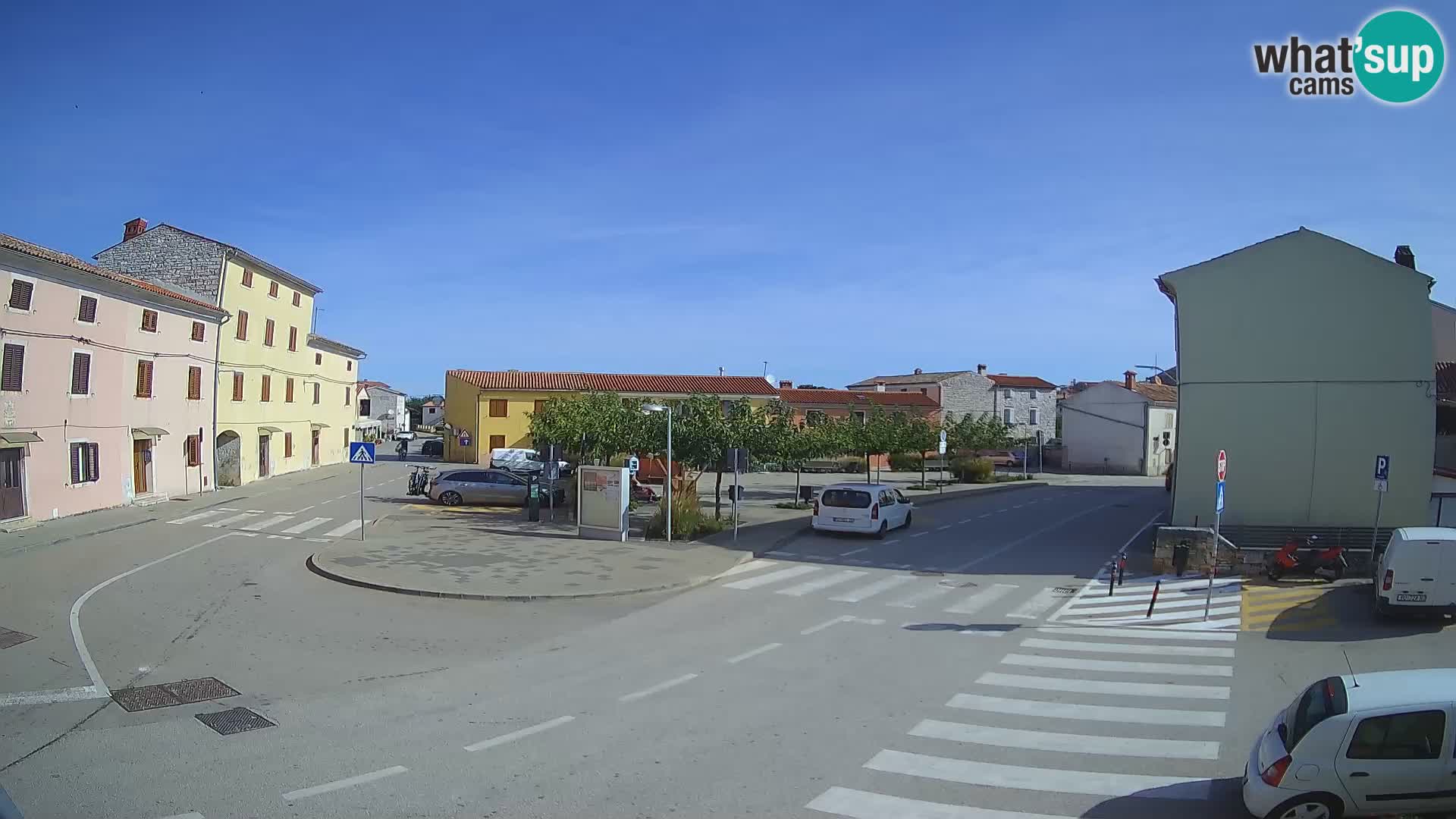 Bale, webcam de la plaza La Musa – Istria – Croacia