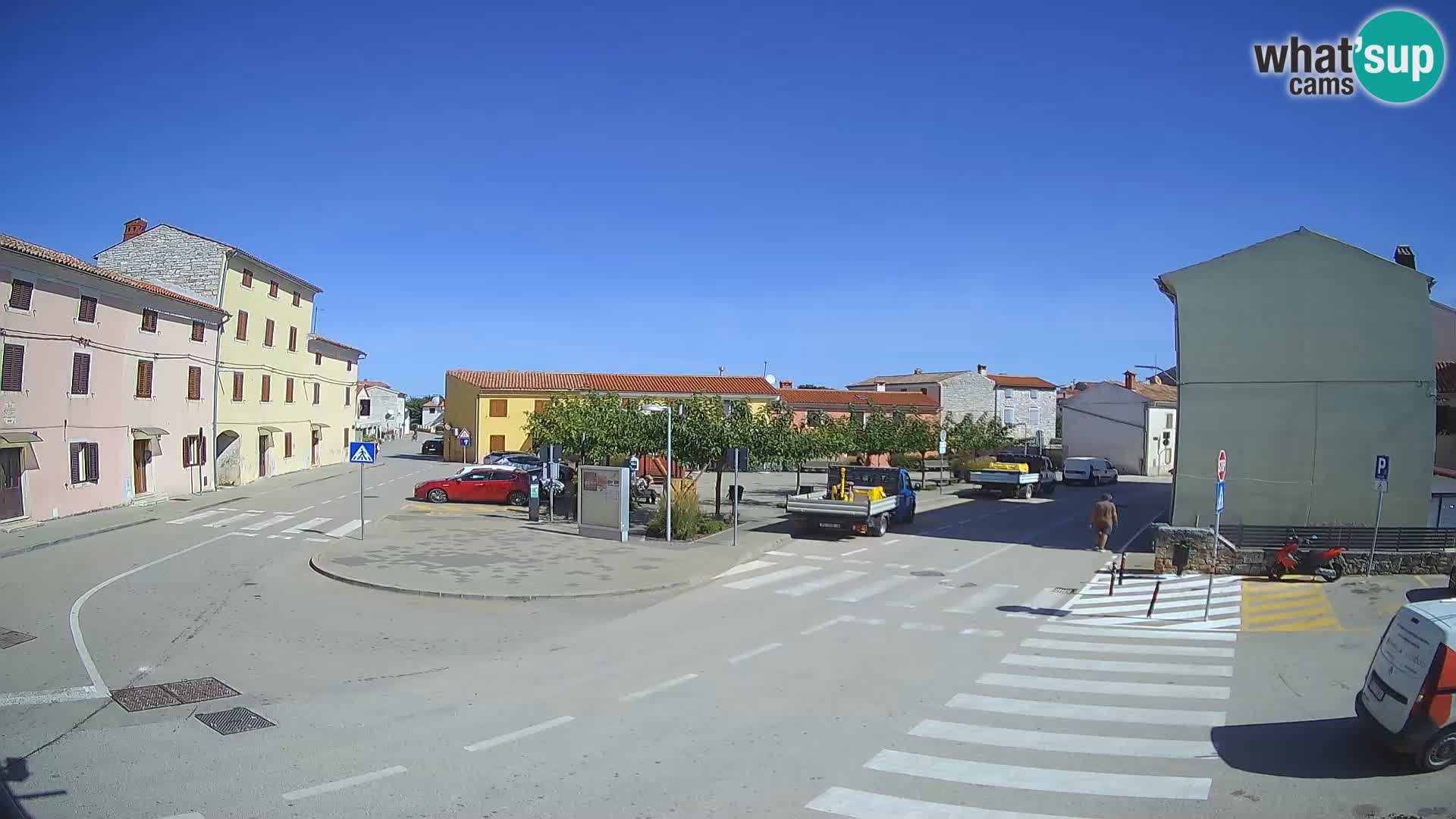 Bale, webcam de la place La Musa – Istrie – Croatie