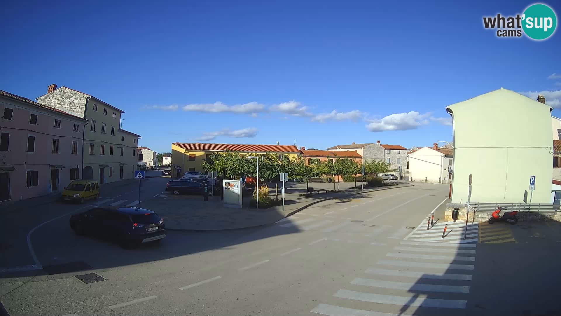 Bale, webcam de la place La Musa – Istrie – Croatie