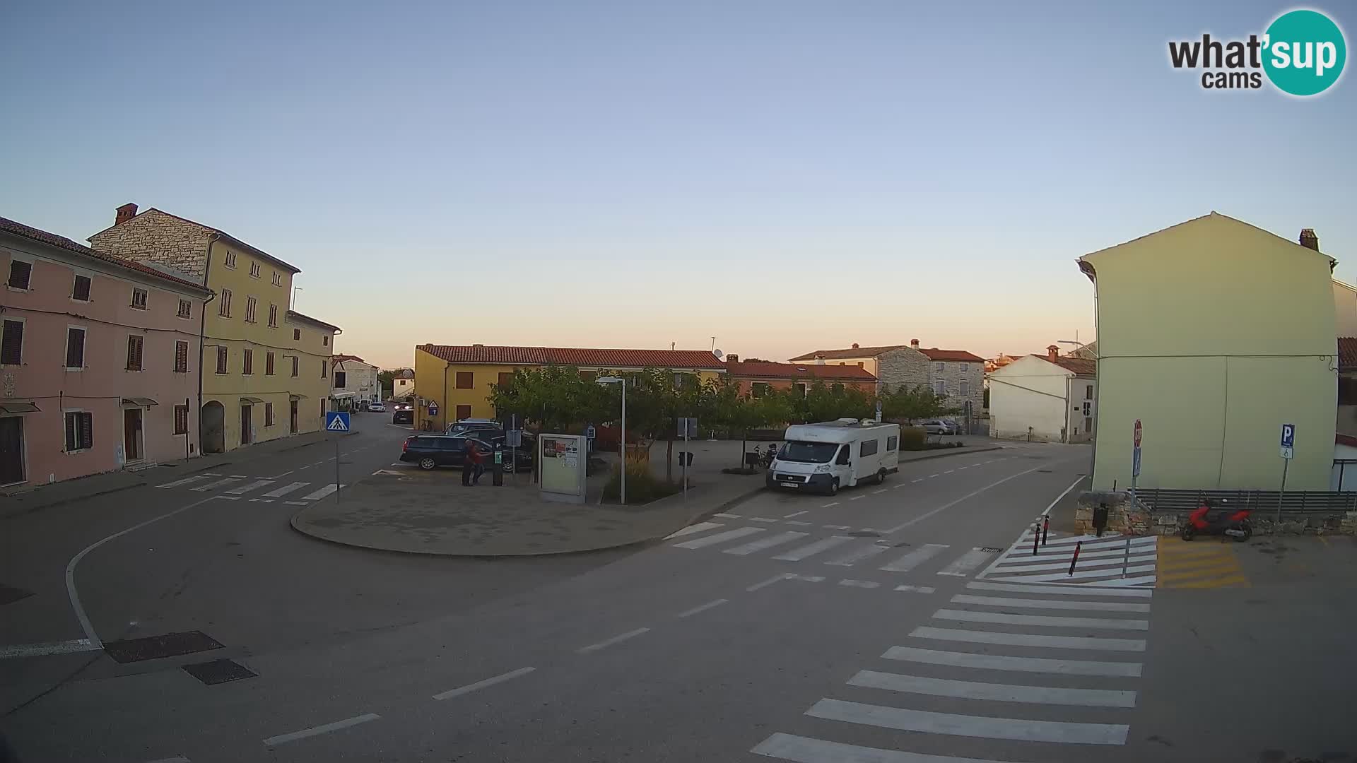 Bale, webcam de la place La Musa – Istrie – Croatie