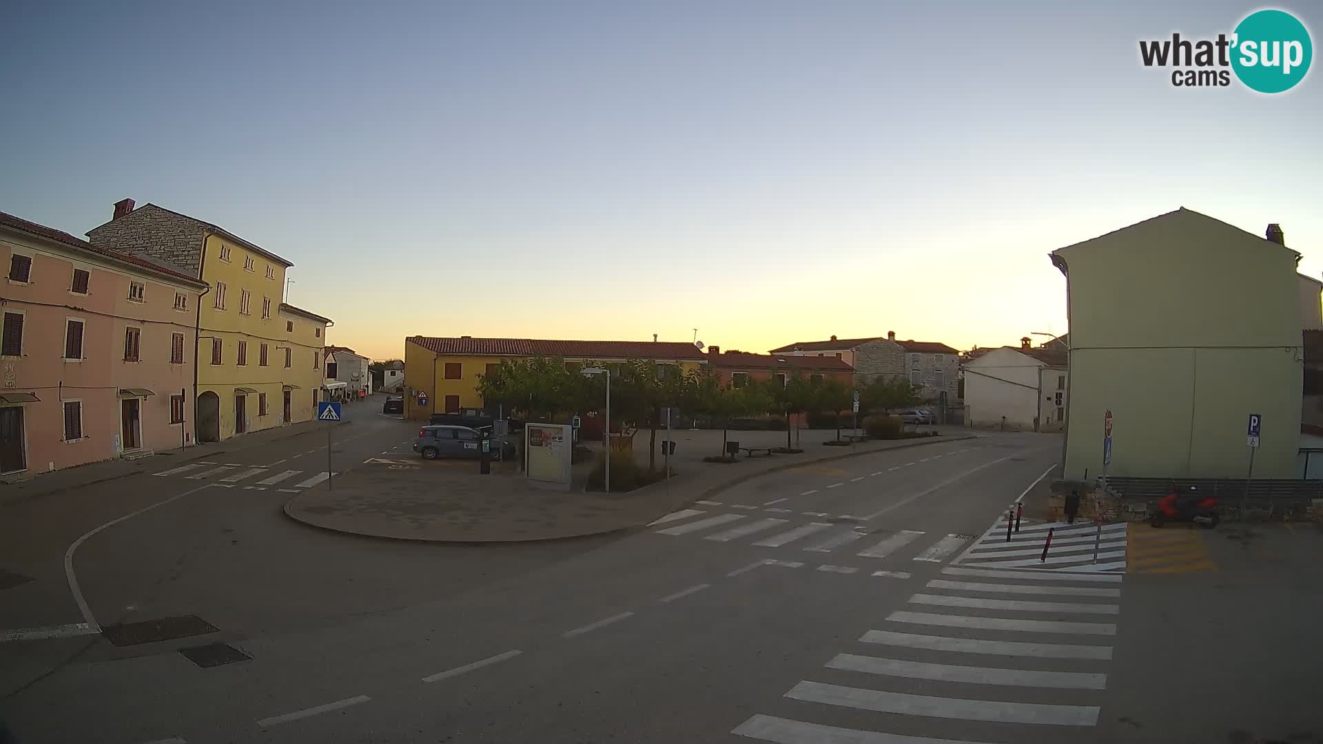 Bale, webcam de la place La Musa – Istrie – Croatie
