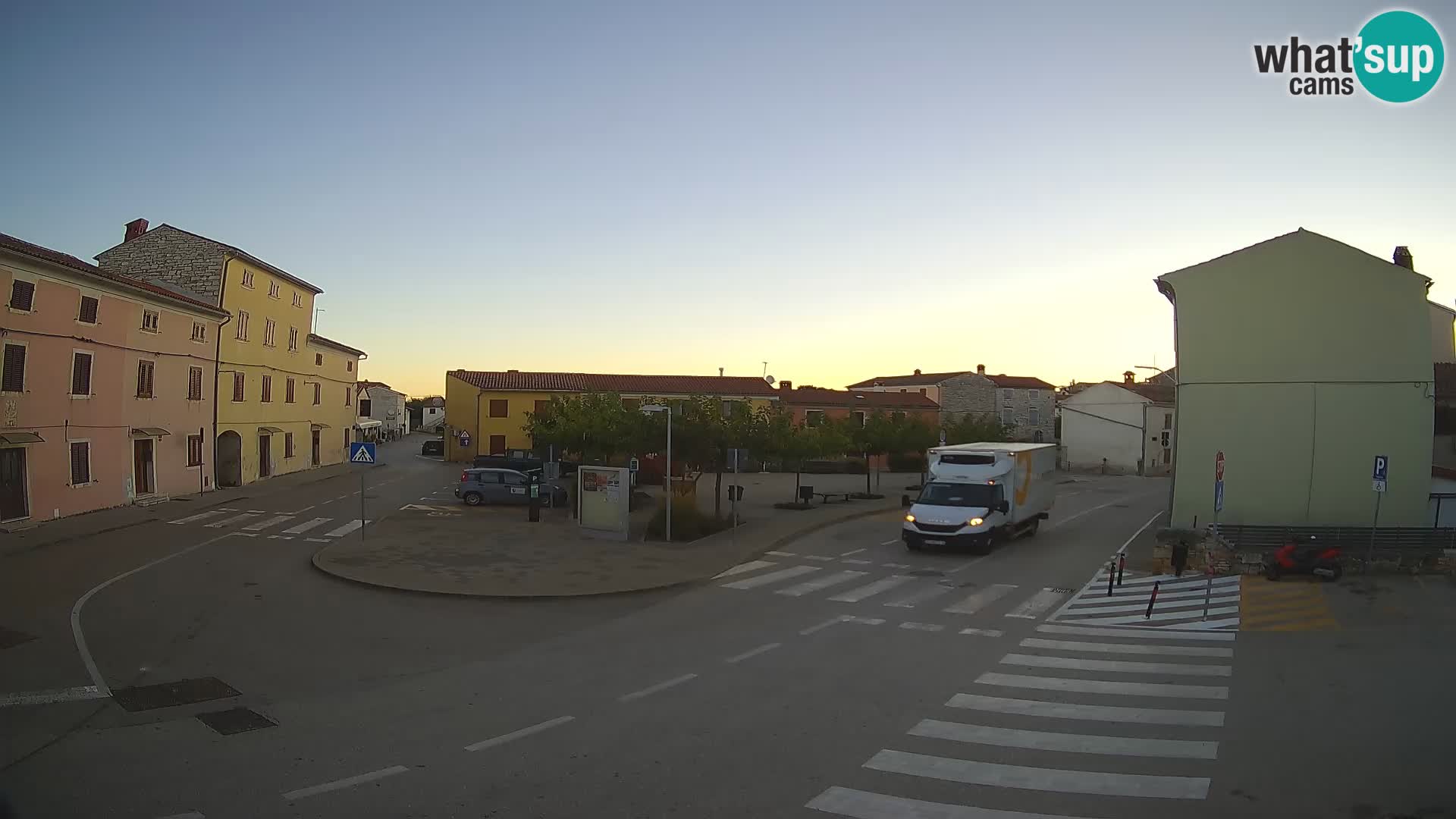Bale, webcam de la place La Musa – Istrie – Croatie
